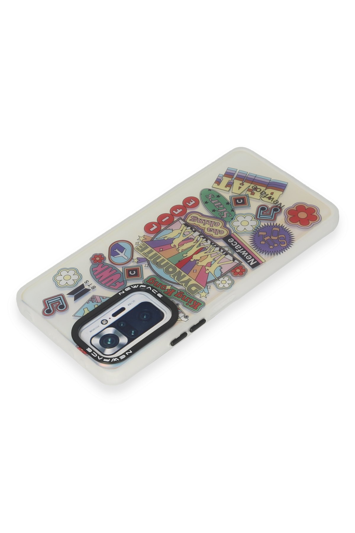 Newface Xiaomi Redmi Note 10 Pro Kılıf Elegant Kapak - Pudra