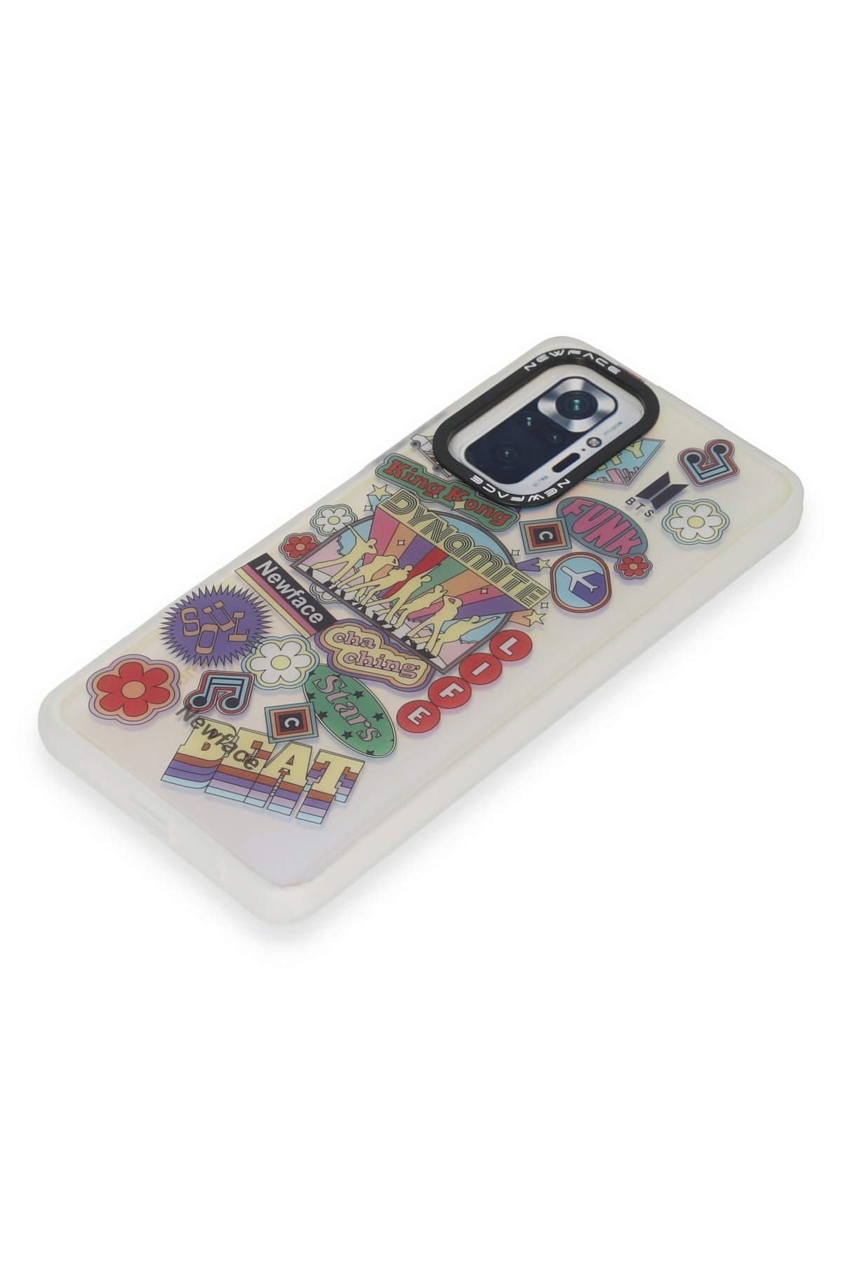 Newface Xiaomi Redmi Note 10 Pro Kılıf Elegant Kapak - Pudra