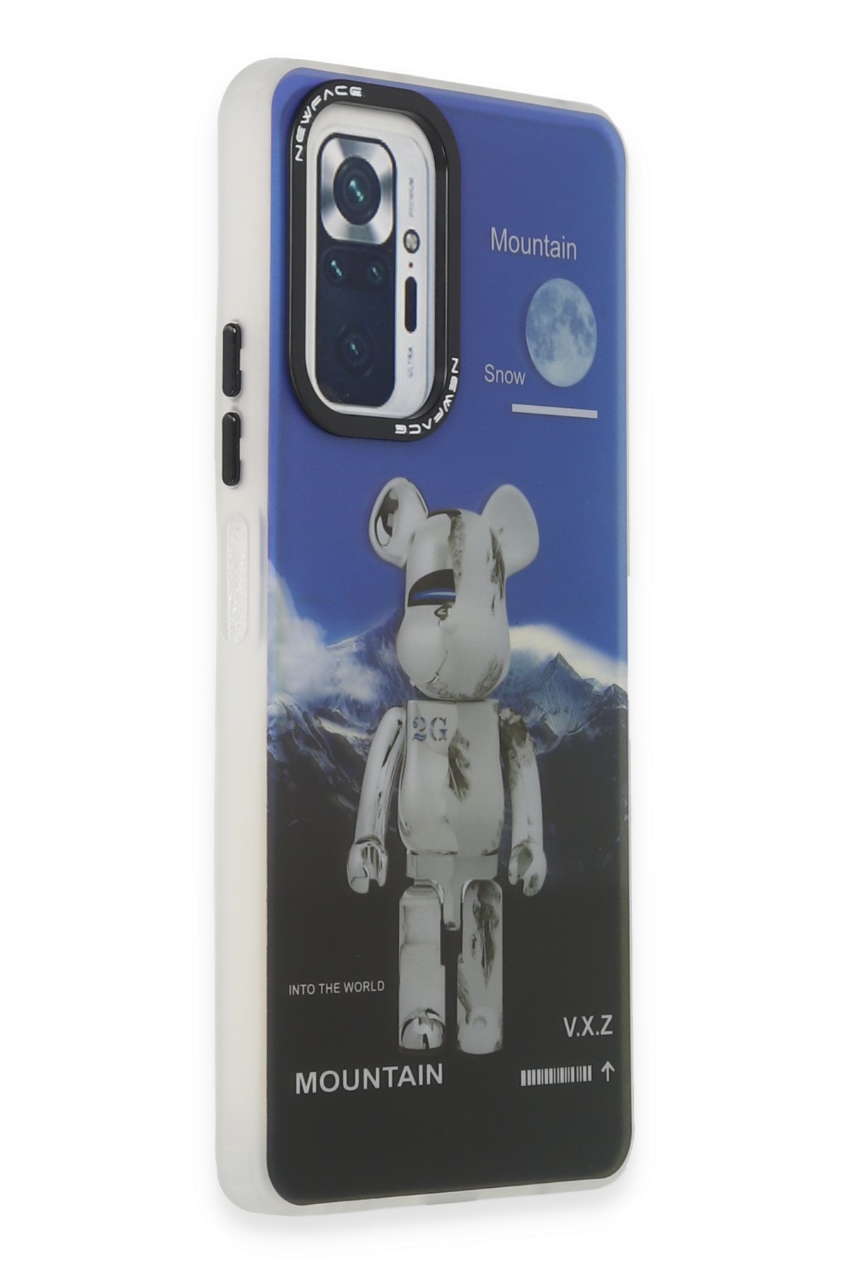Newface Xiaomi Redmi Note 10 Pro Kılıf Razer Lensli Silikon - Siyah