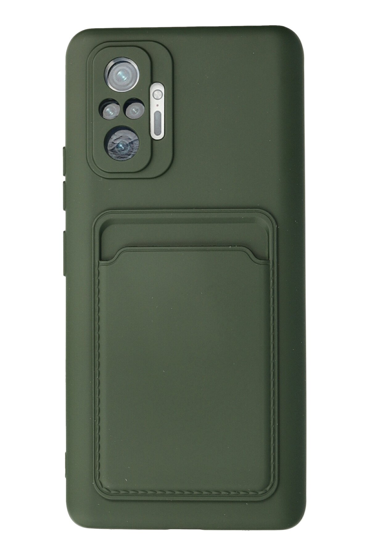 Newface Xiaomi Redmi Note 10 Pro Kılıf Platin Silikon - Kırmızı