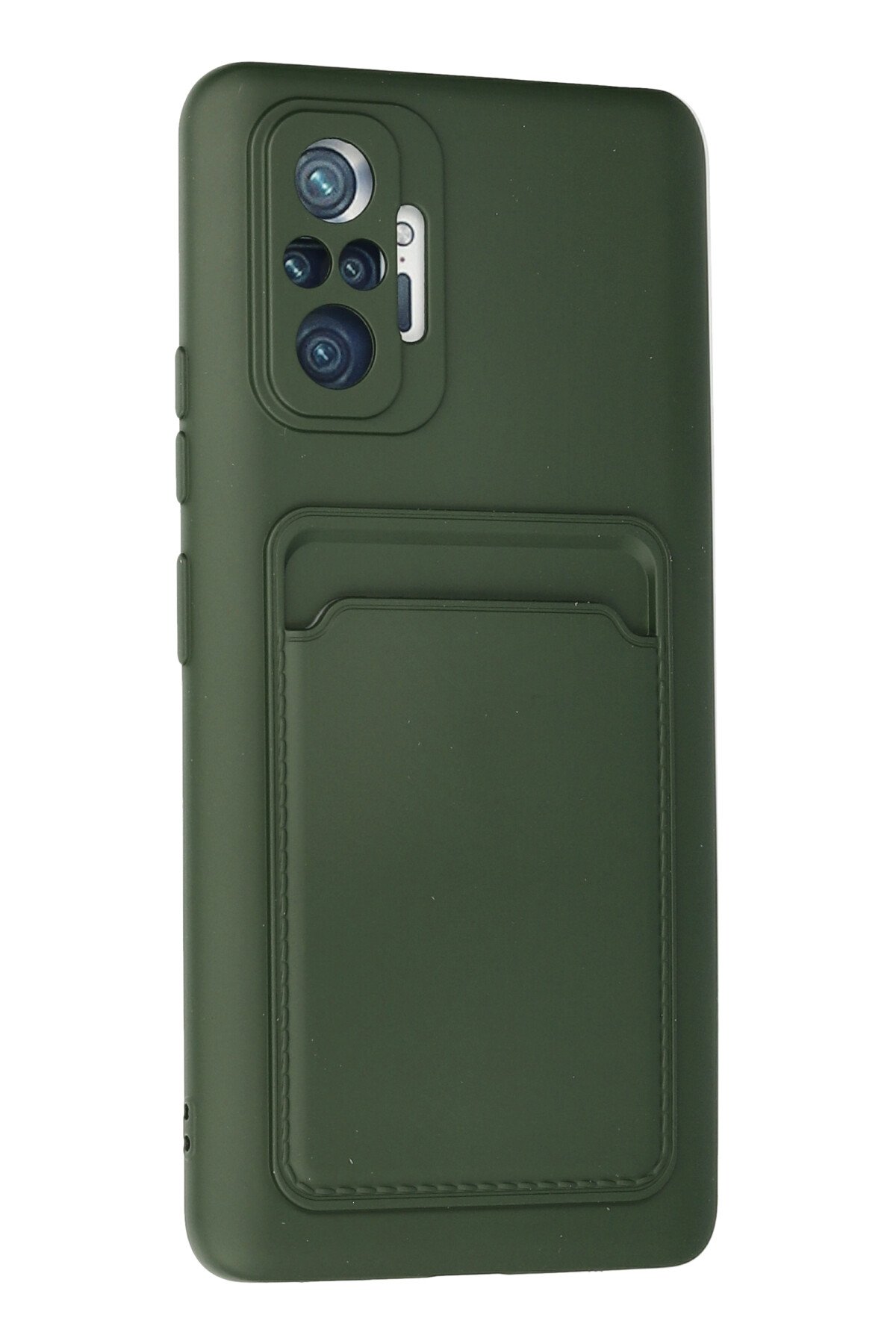 Newface Xiaomi Redmi Note 10 Pro Kılıf Platin Silikon - Kırmızı