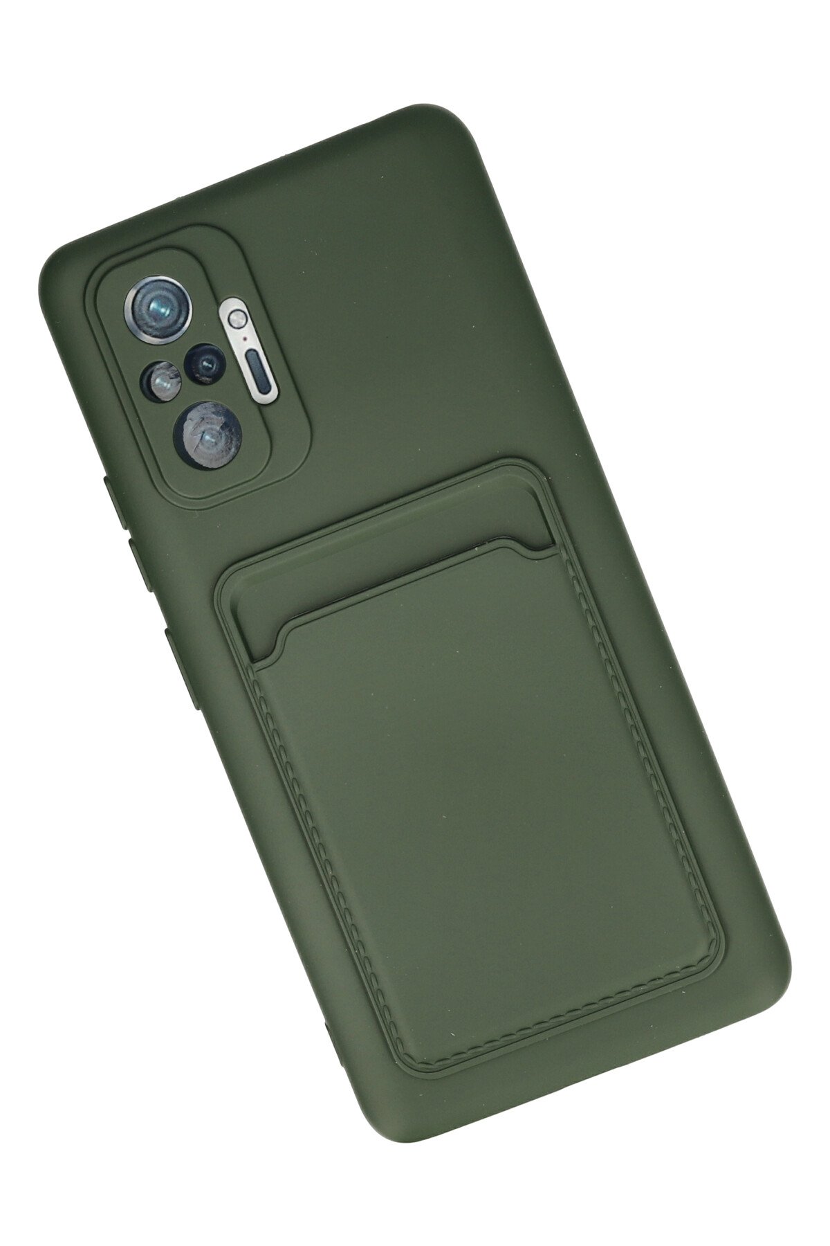 Newface Xiaomi Redmi Note 10 Pro Kılıf Platin Silikon - Kırmızı