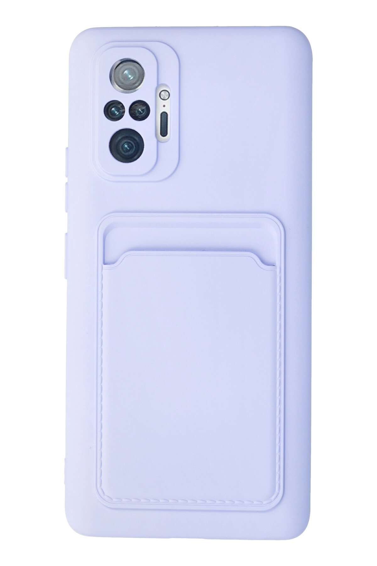 Newface Xiaomi Redmi Note 10 Pro Kılıf Nano içi Kadife Silikon - Kırmızı
