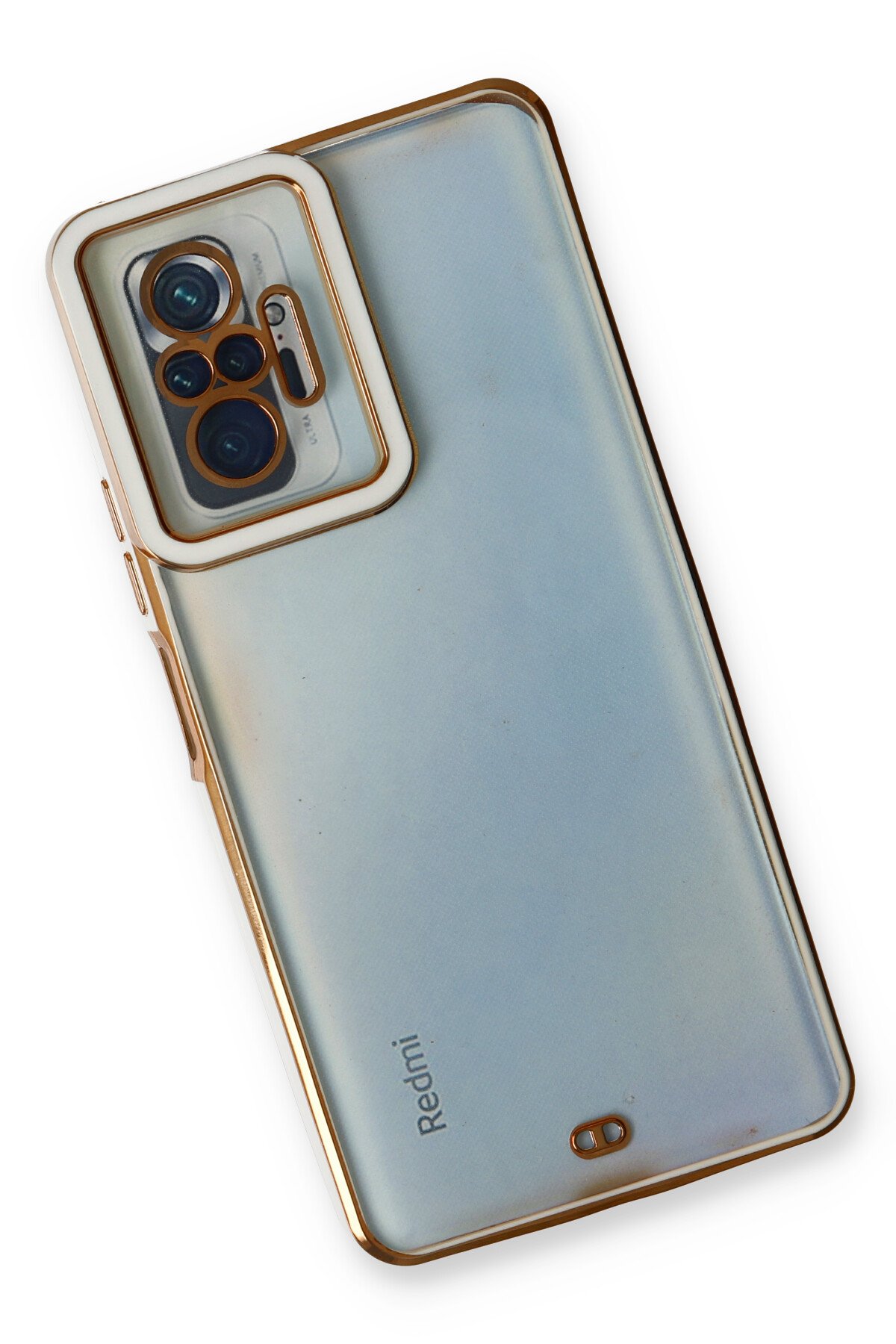 Newface Xiaomi Redmi Note 10 Pro Kılıf Montreal Yüzüklü Silikon Kapak - Lacivert