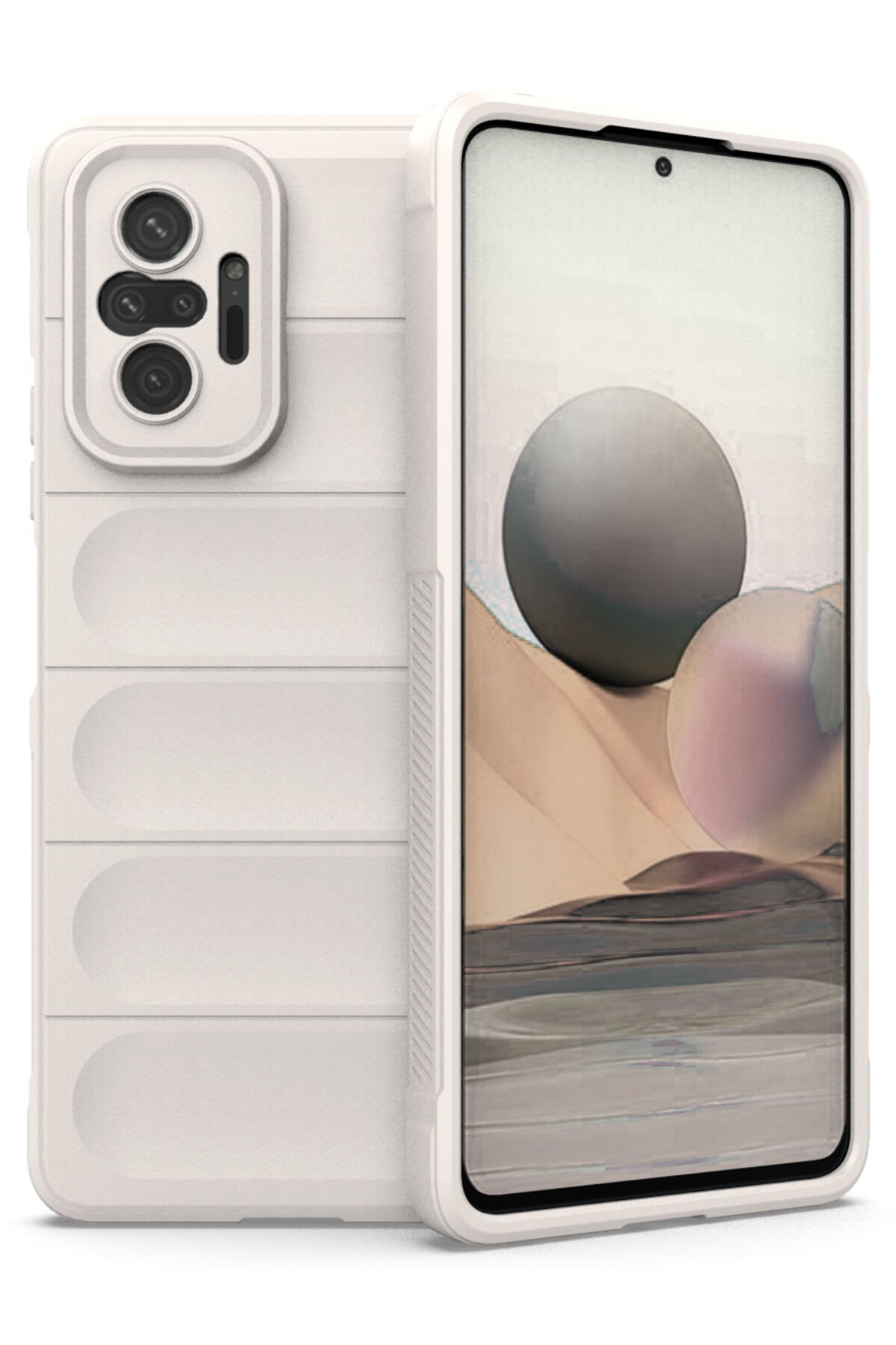 Newface Xiaomi Redmi Note 10 Pro Kılıf Platin Kamera Koruma Silikon - Lacivert