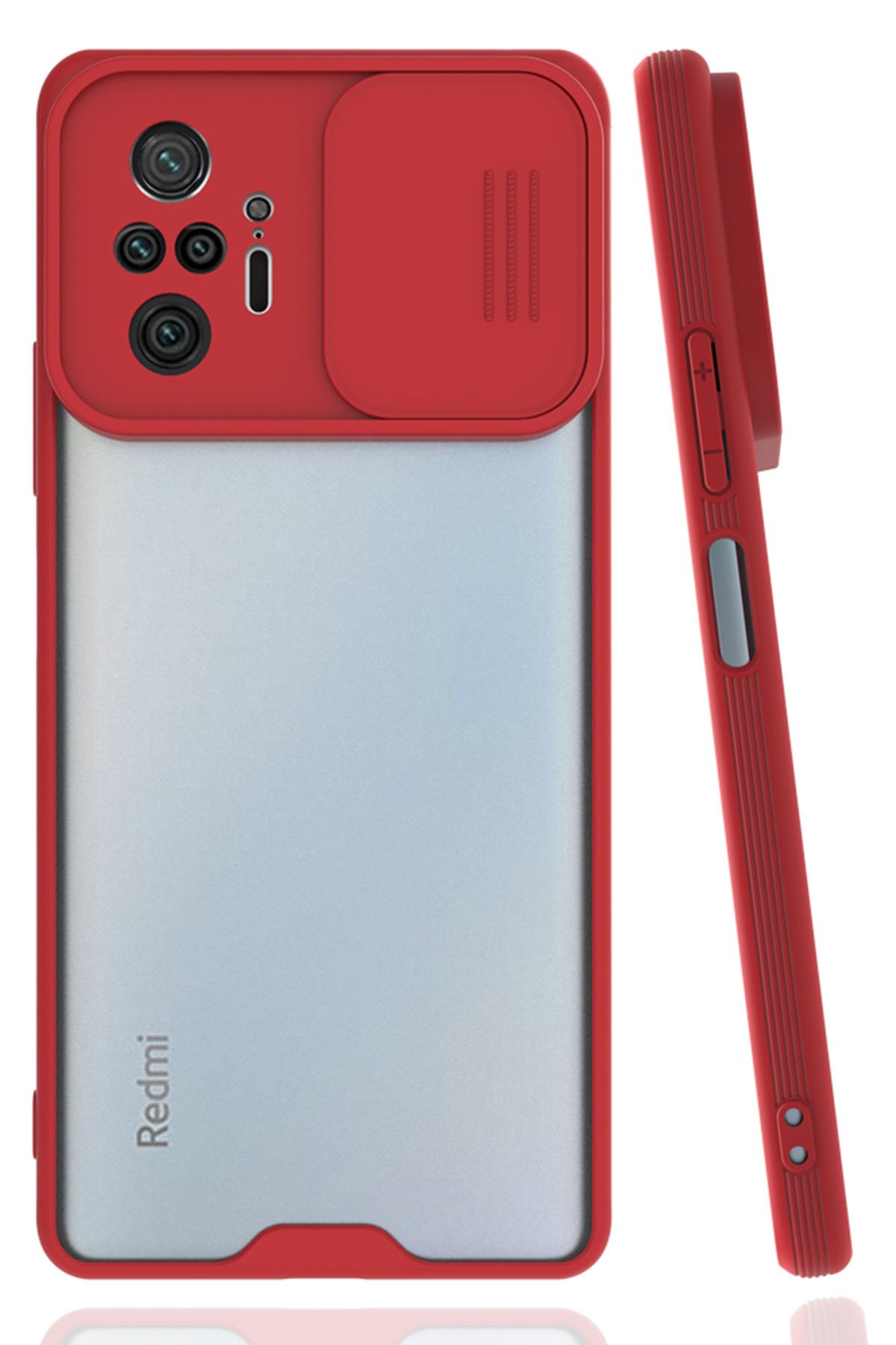Newface Xiaomi Redmi Note 10 Pro Kılıf Nano içi Kadife Silikon - Lila