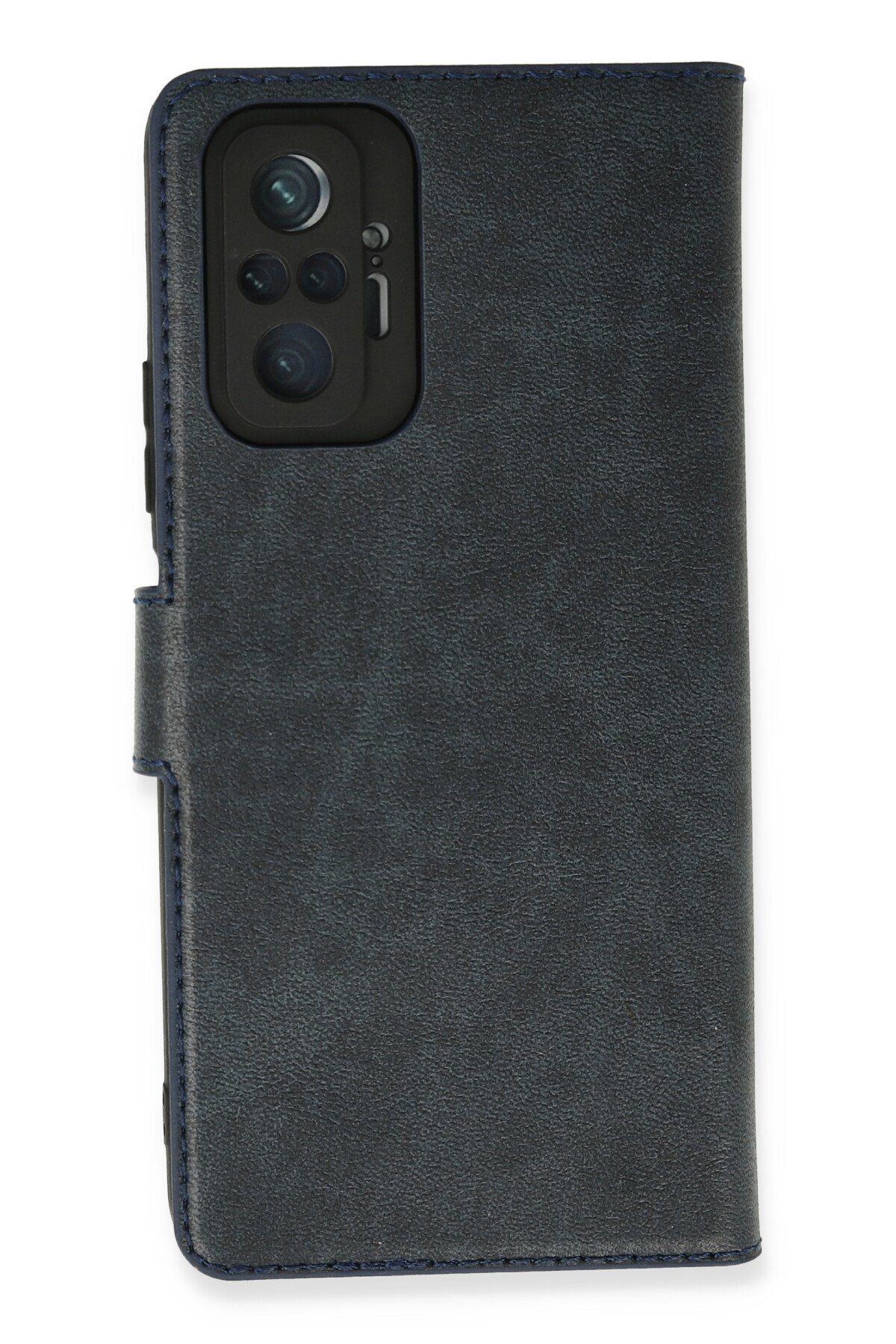 Newface Xiaomi Redmi Note 10 Pro Kılıf Volet Silikon - Kırmızı