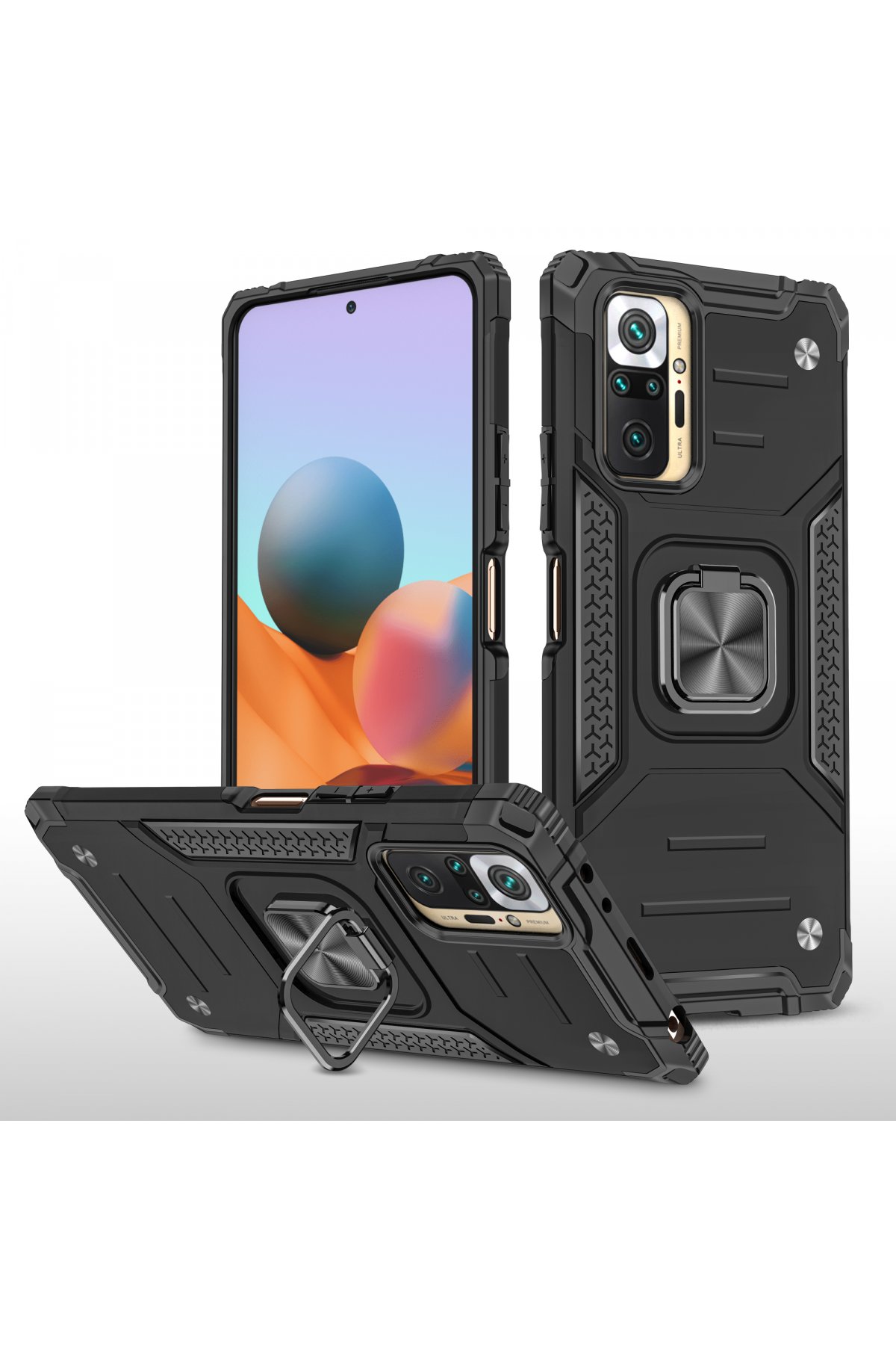 Newface Xiaomi Redmi Note 10 Pro Kılıf Palm Buzlu Kamera Sürgülü Silikon - Turkuaz