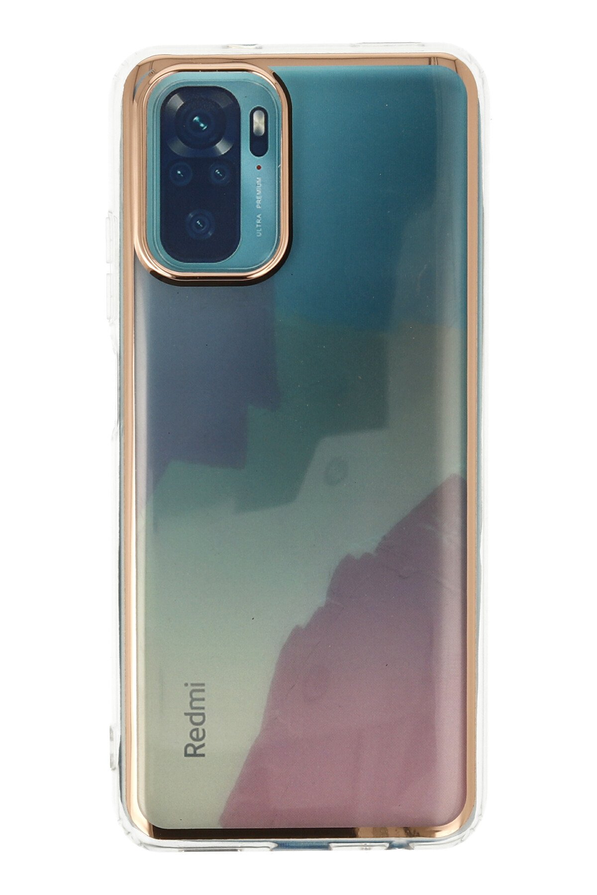 Newface Xiaomi Redmi Note 10S Kılıf Platin Silikon - Kırmızı