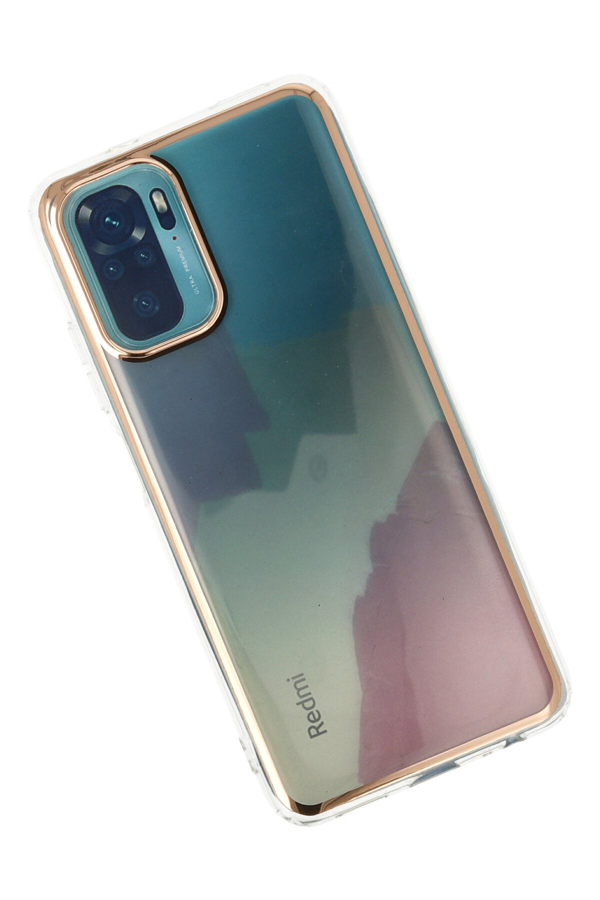 Newface Xiaomi Redmi Note 10S Kılıf Platin Silikon - Kırmızı