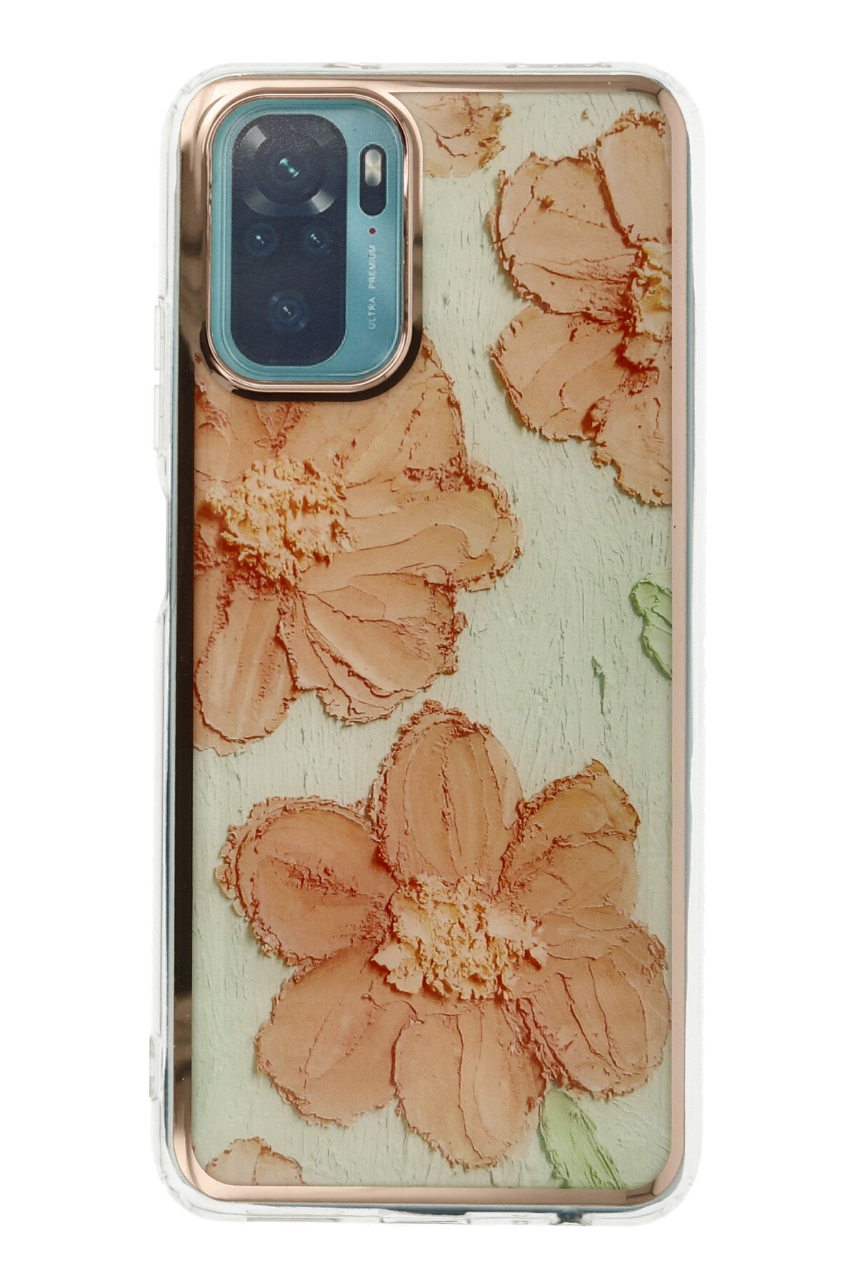 Newface Xiaomi Redmi Note 10S Kılıf Sweet Desenli Silikon Kapak - Pembe