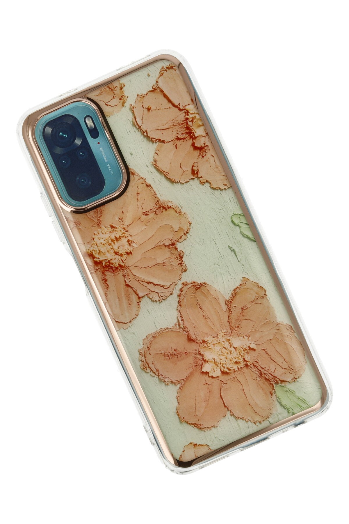 Newface Xiaomi Redmi Note 10S Kılıf Sweet Desenli Silikon Kapak - Pembe