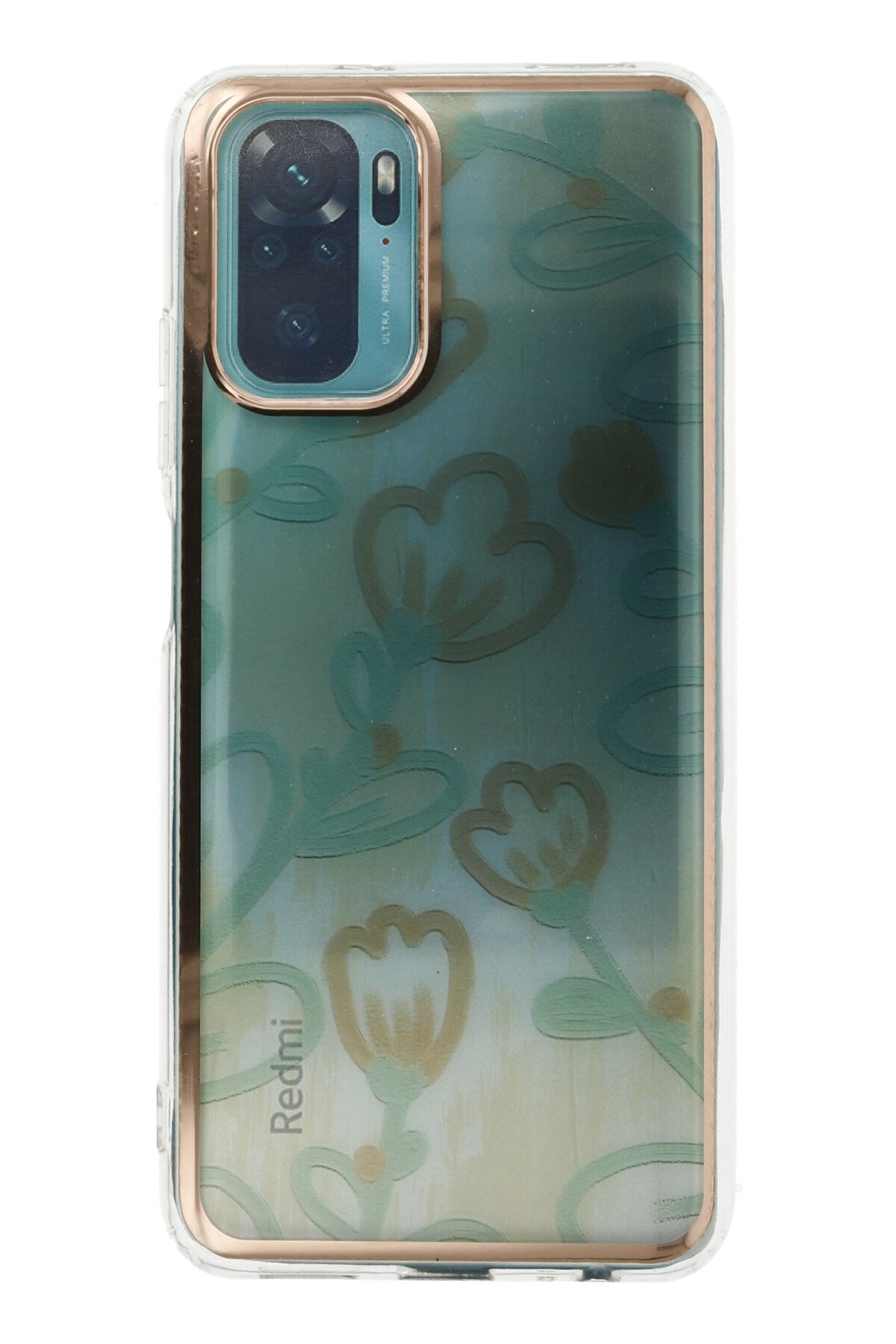 Newface Xiaomi Redmi Note 10S Kılıf Mega Standlı Silikon - Pudra