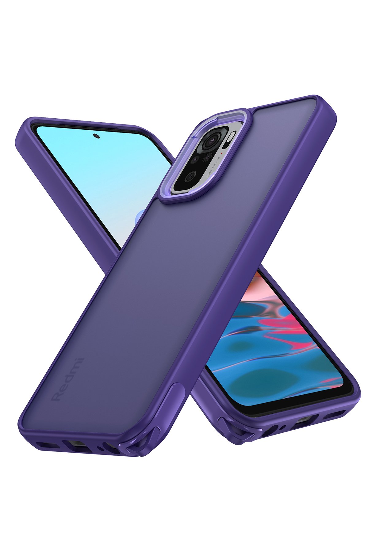 Newface Xiaomi Redmi Note 10S Kılıf Platin Silikon - Sarı