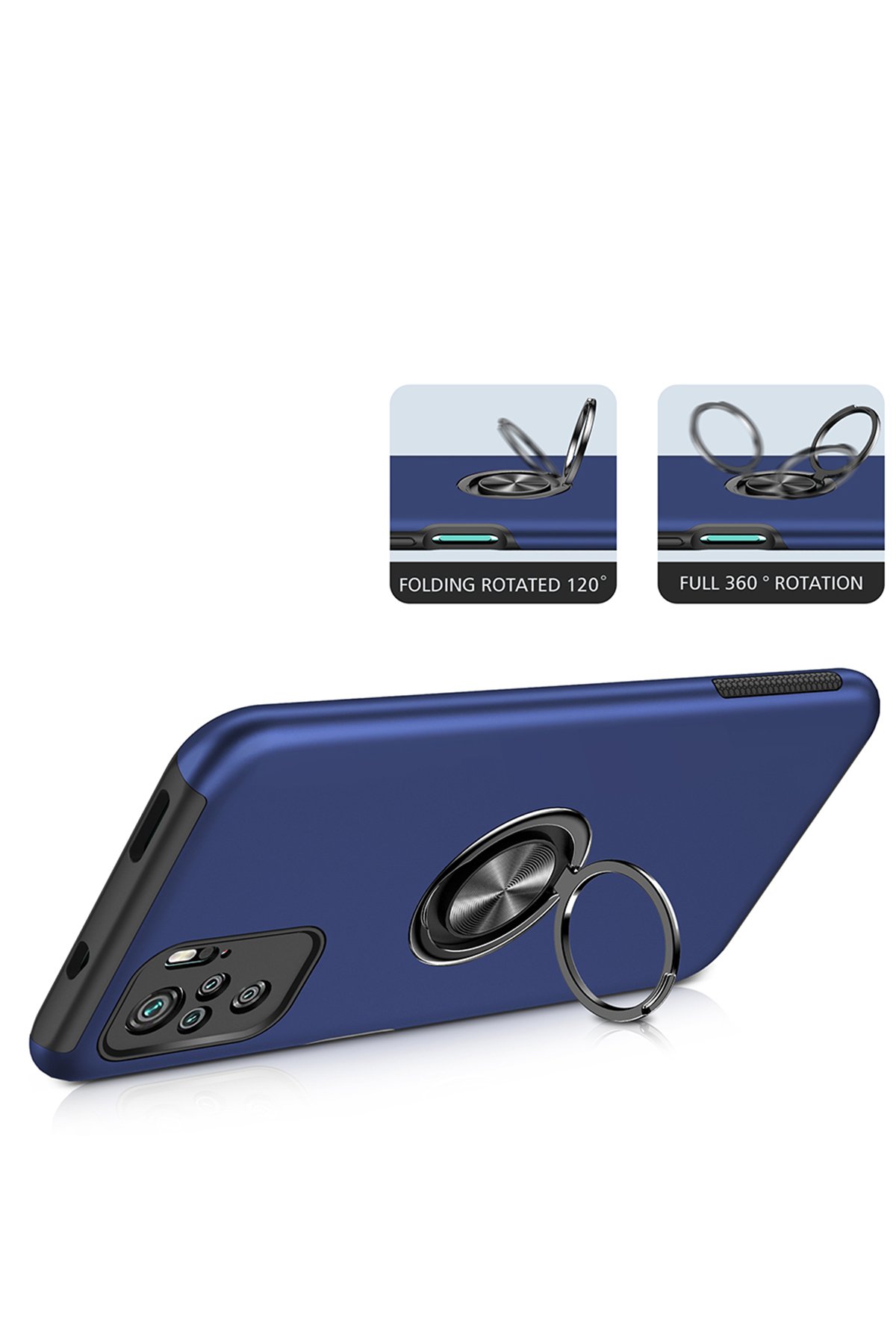 Newface Xiaomi Redmi Note 10S Kılıf Elegant Kapak - Yeşil