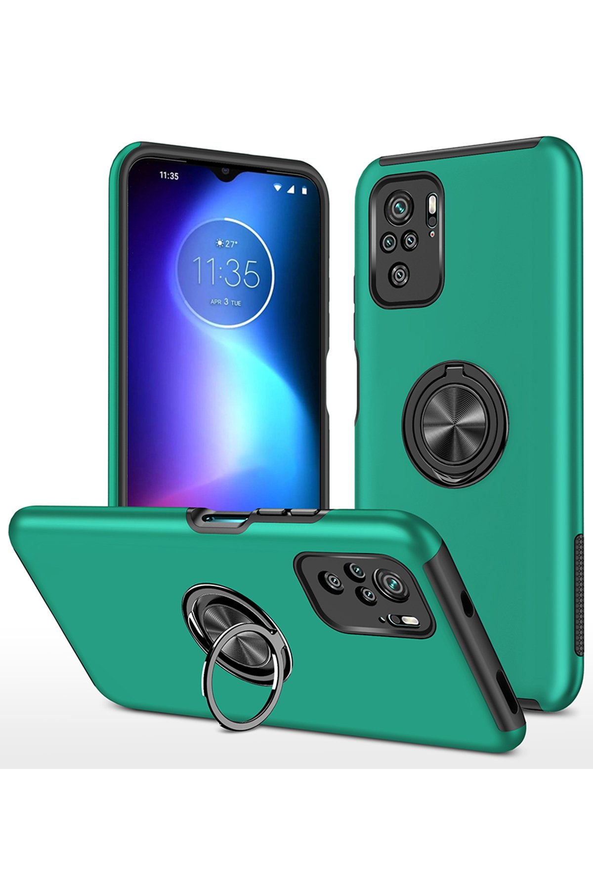 Newface Xiaomi Redmi Note 10S Kılıf Kelvin Kartvizitli Silikon - Bordo