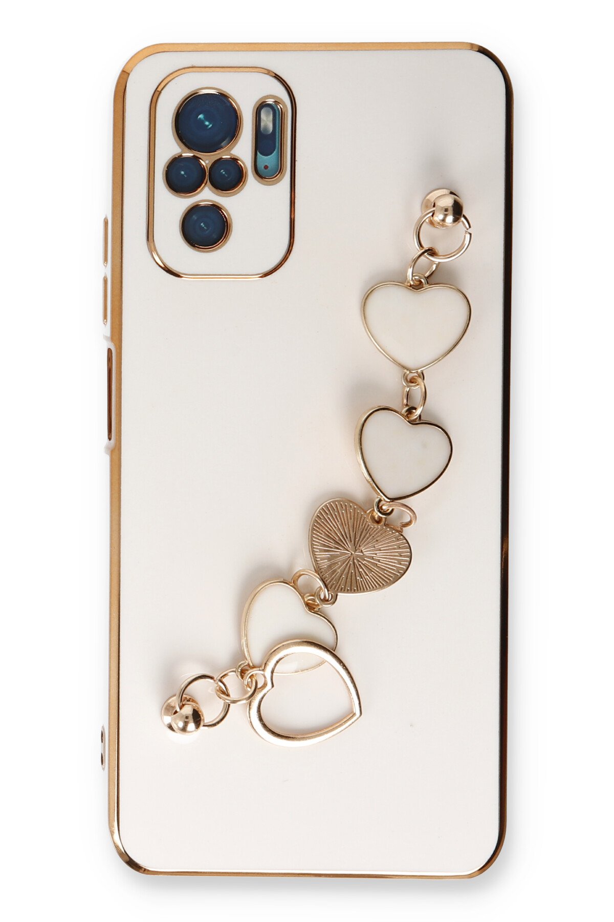 Newface Xiaomi Redmi Note 10S Kılıf Montreal Yüzüklü Silikon Kapak - Siyah