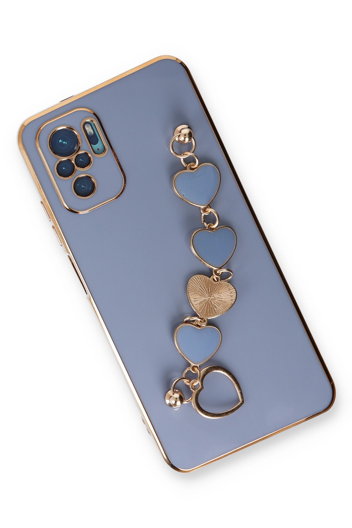 Newface Xiaomi Redmi Note 10S Kılıf Volet Silikon - Kırmızı