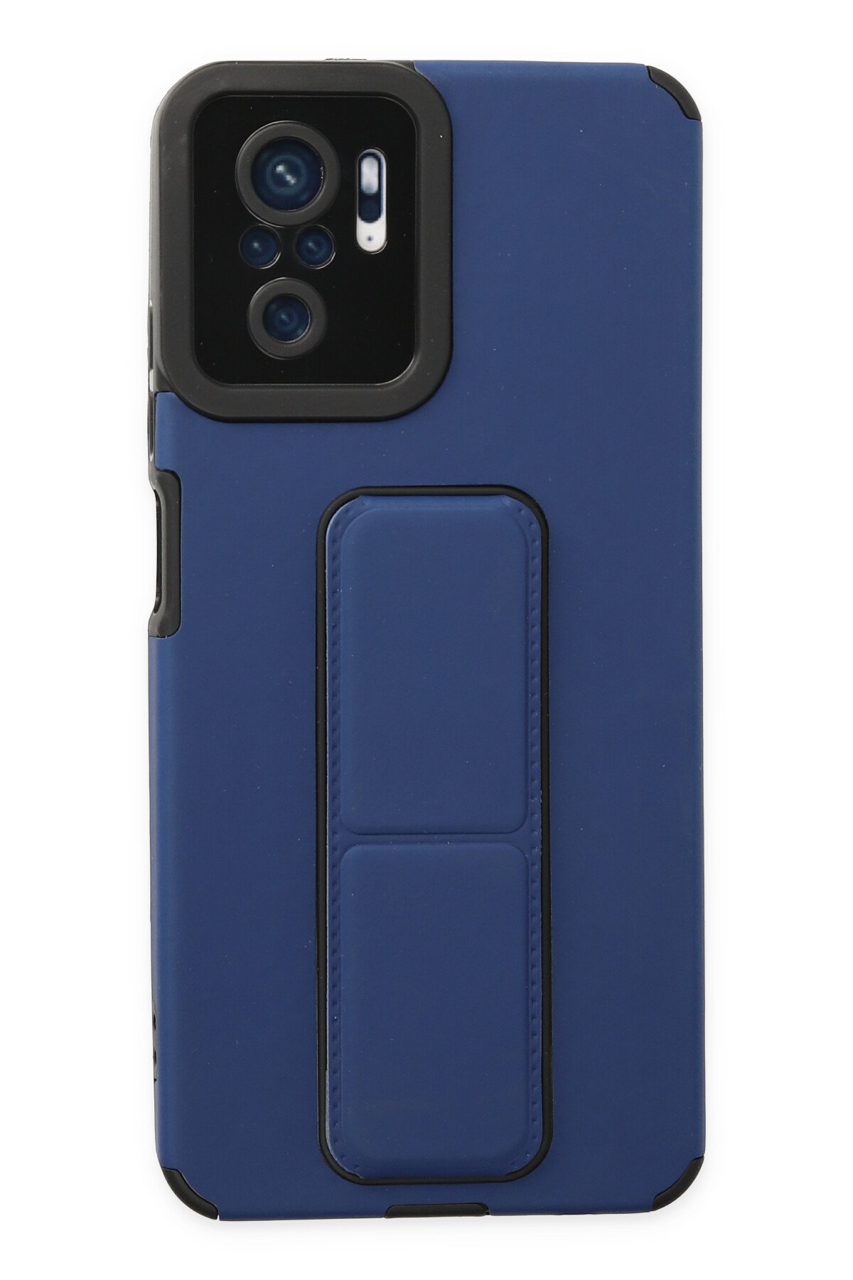 Newface Xiaomi Redmi Note 10S Kılıf Volet Silikon - Mor