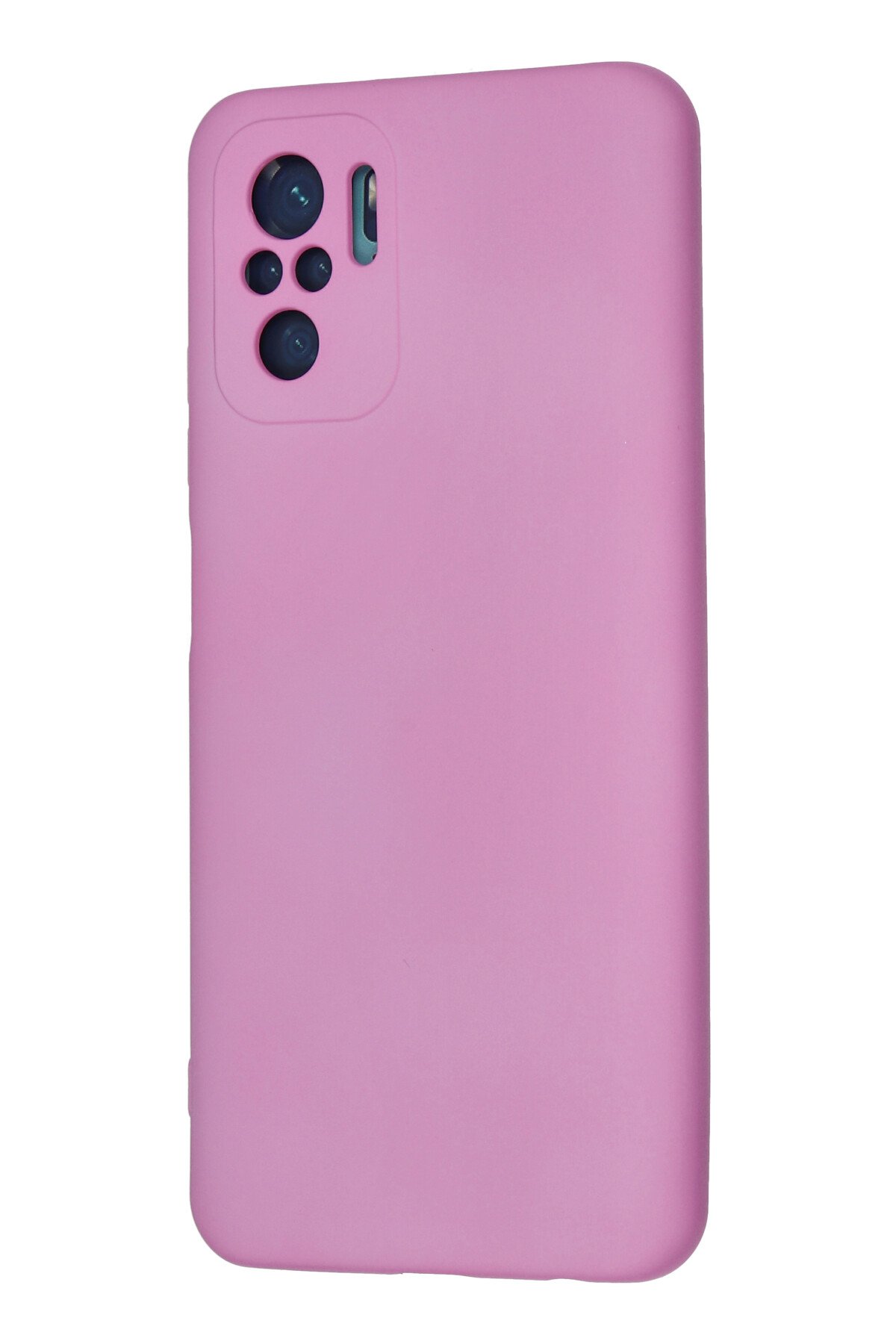 Newface Xiaomi Redmi Note 10S Kılıf Nano içi Kadife Silikon - Mavi
