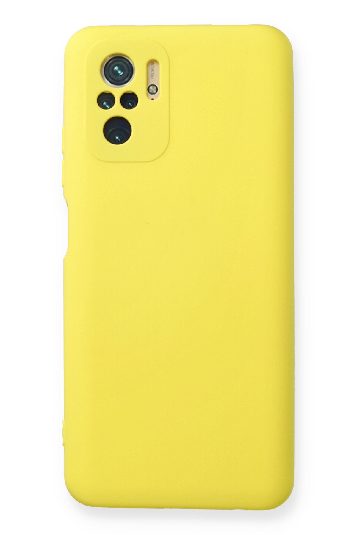 Newface Xiaomi Redmi Note 10S Kılıf Palm Buzlu Kamera Sürgülü Silikon - Lila