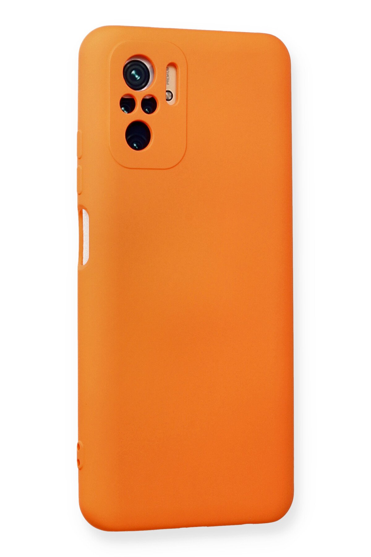 Newface Xiaomi Redmi Note 10S Kılıf Lansman Glass Kapak - Sarı