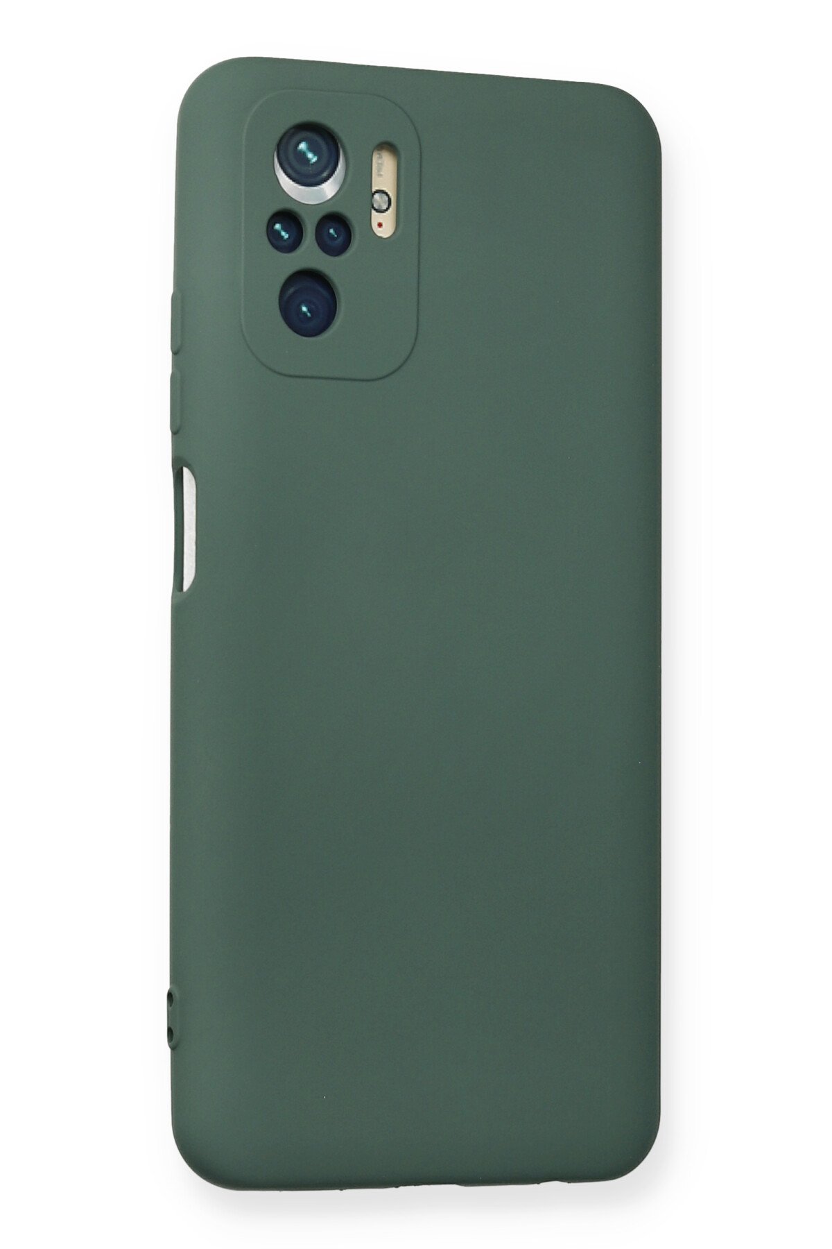 Newface Xiaomi Redmi Note 10S Kılıf Palm Buzlu Kamera Sürgülü Silikon - Lacivert
