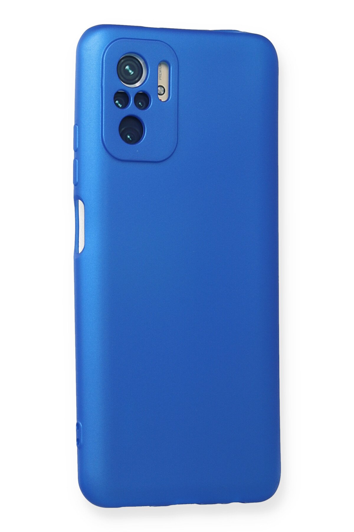 Newface Xiaomi Redmi Note 10S Kılıf Nano içi Kadife Silikon - Kırmızı