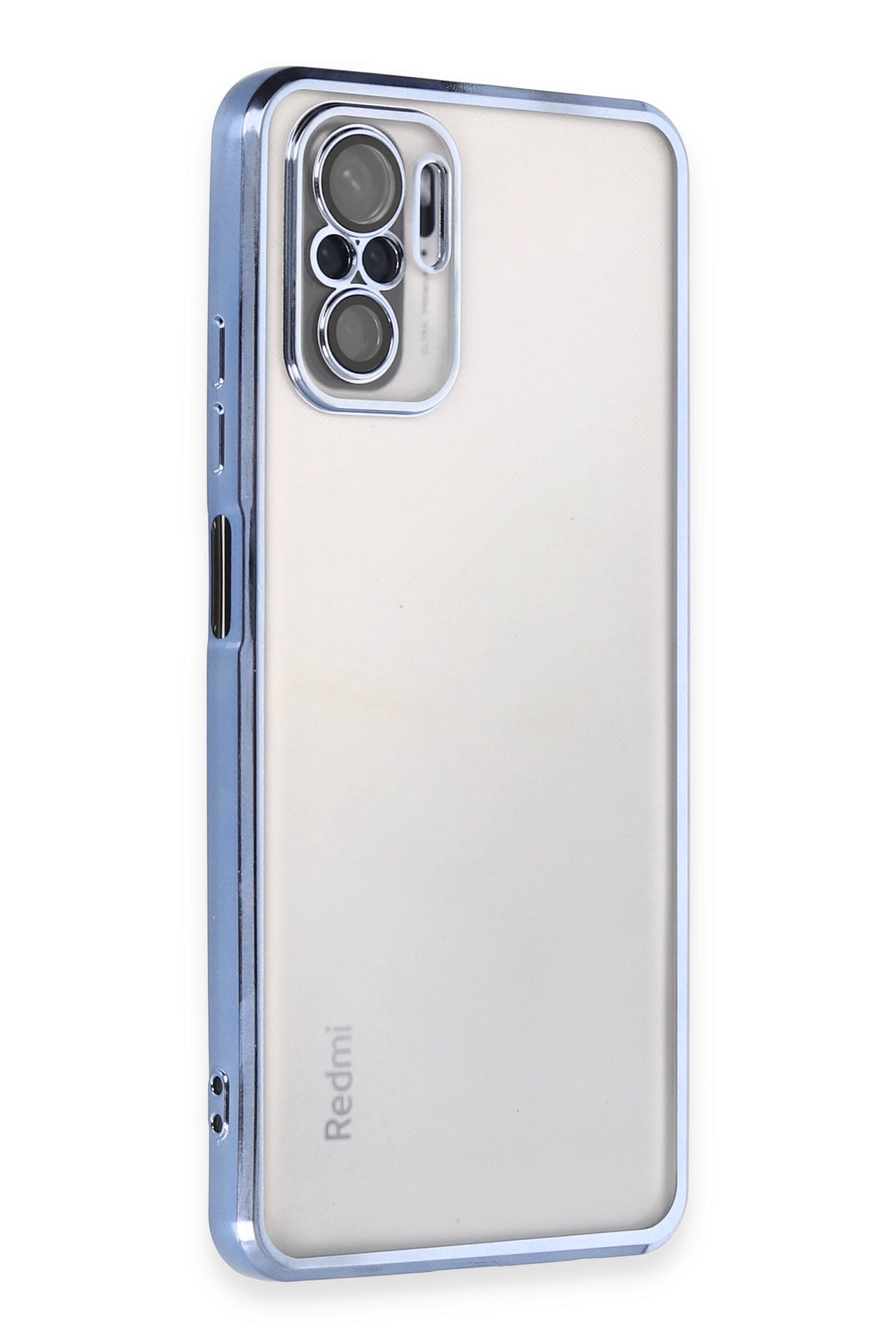 Newface Xiaomi Redmi Note 10S Kılıf Montreal Silikon Kapak - Kırmızı
