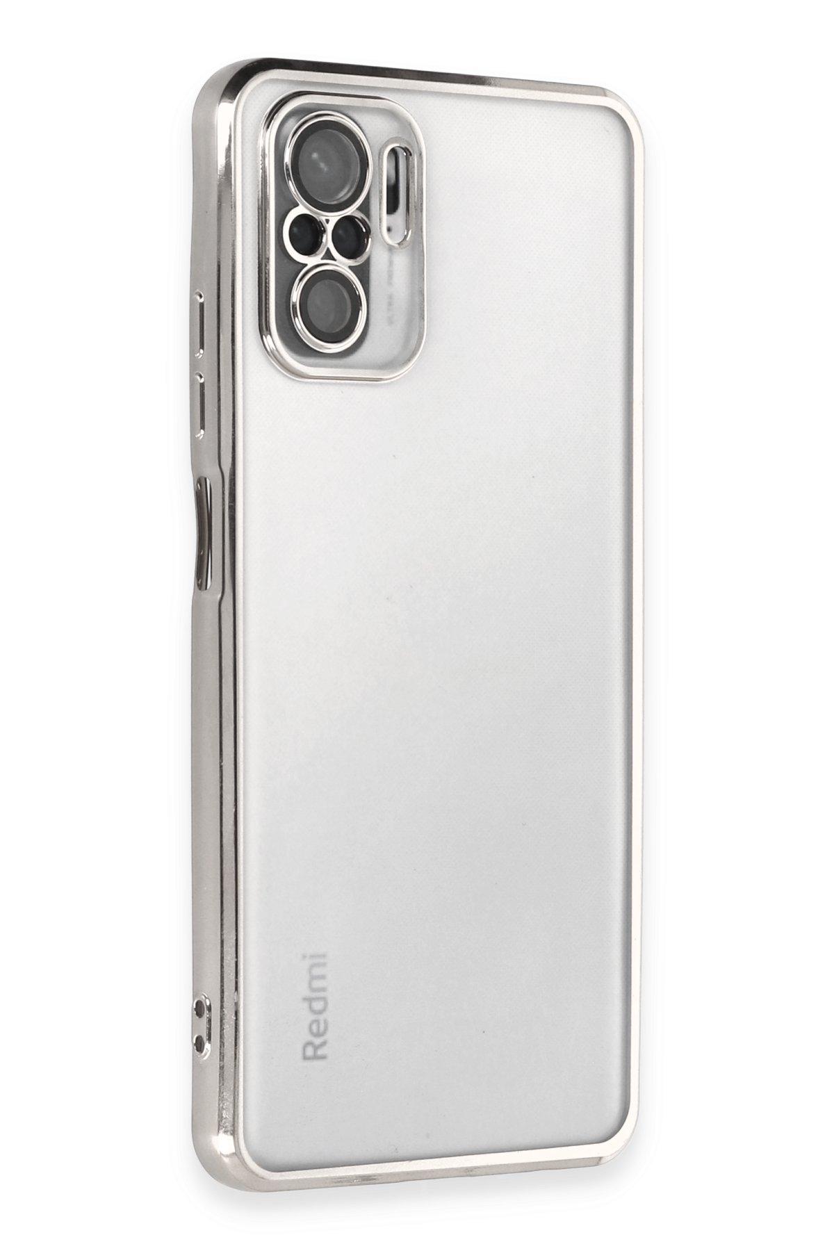 Newface Xiaomi Redmi Note 10S Kılıf Palm Buzlu Kamera Sürgülü Silikon - Turkuaz