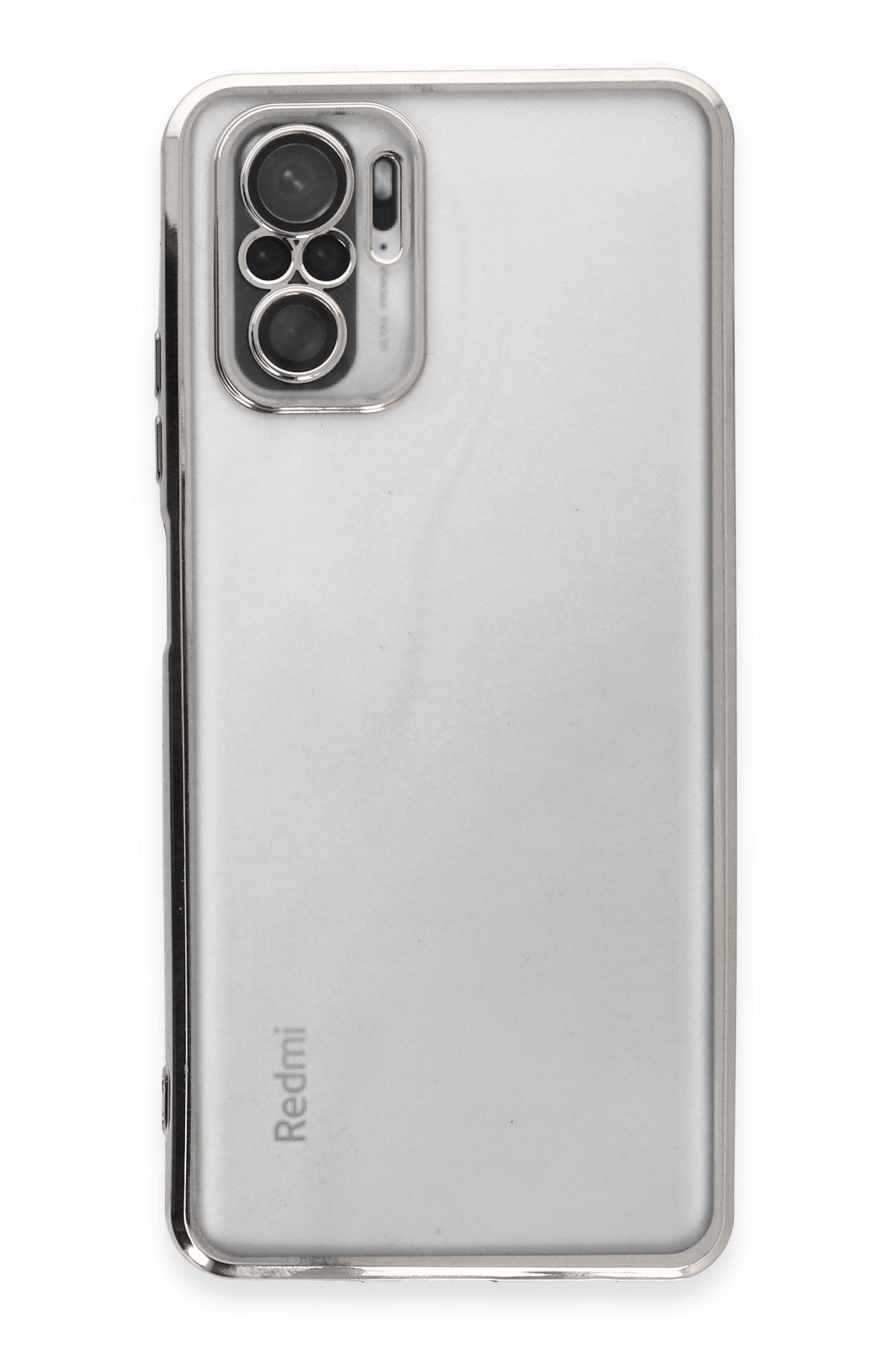 Newface Xiaomi Redmi Note 10S Kılıf Palm Buzlu Kamera Sürgülü Silikon - Turkuaz