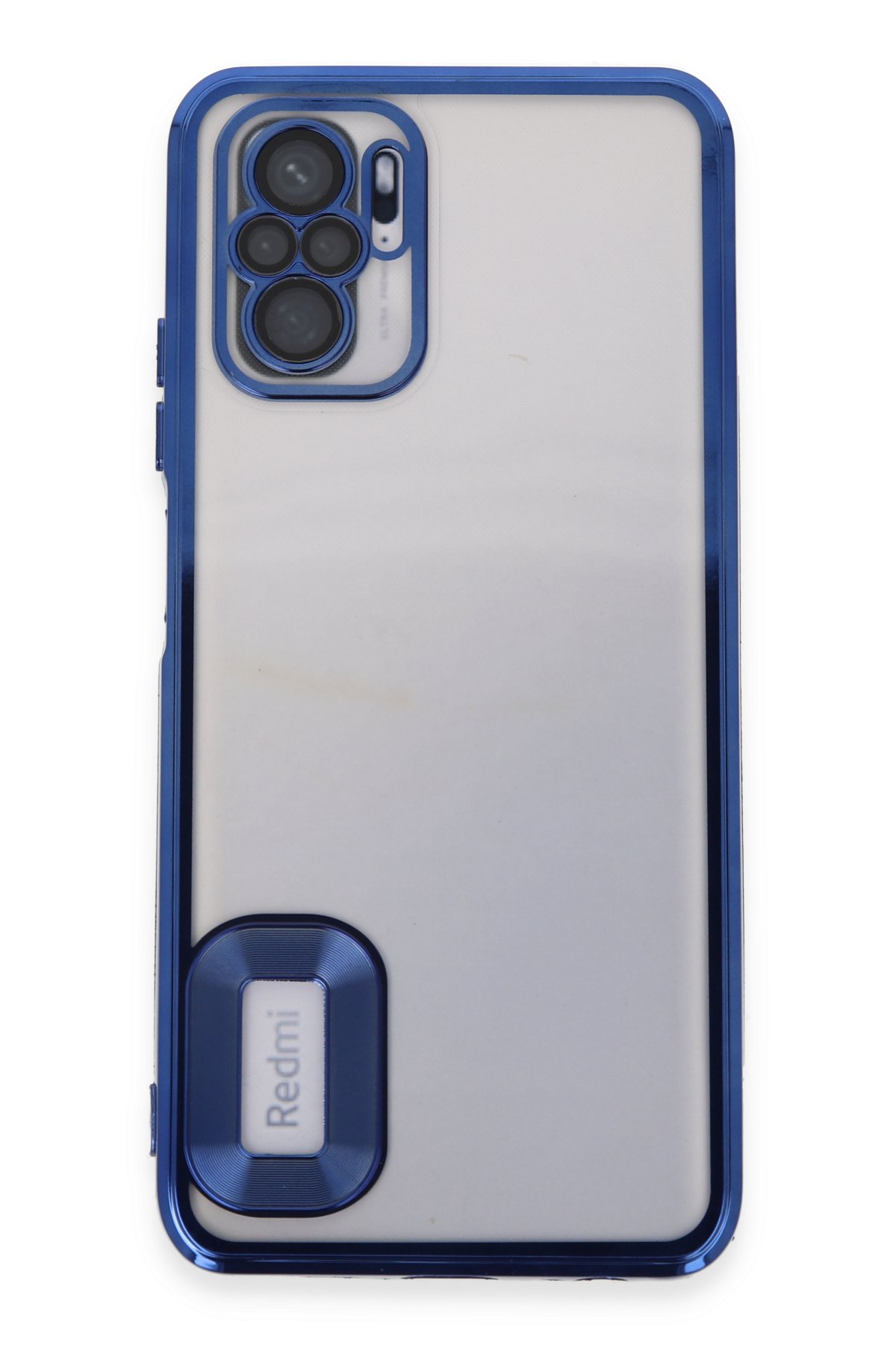 Newface Xiaomi Redmi Note 10S Kılıf Platin Silikon - Lacivert
