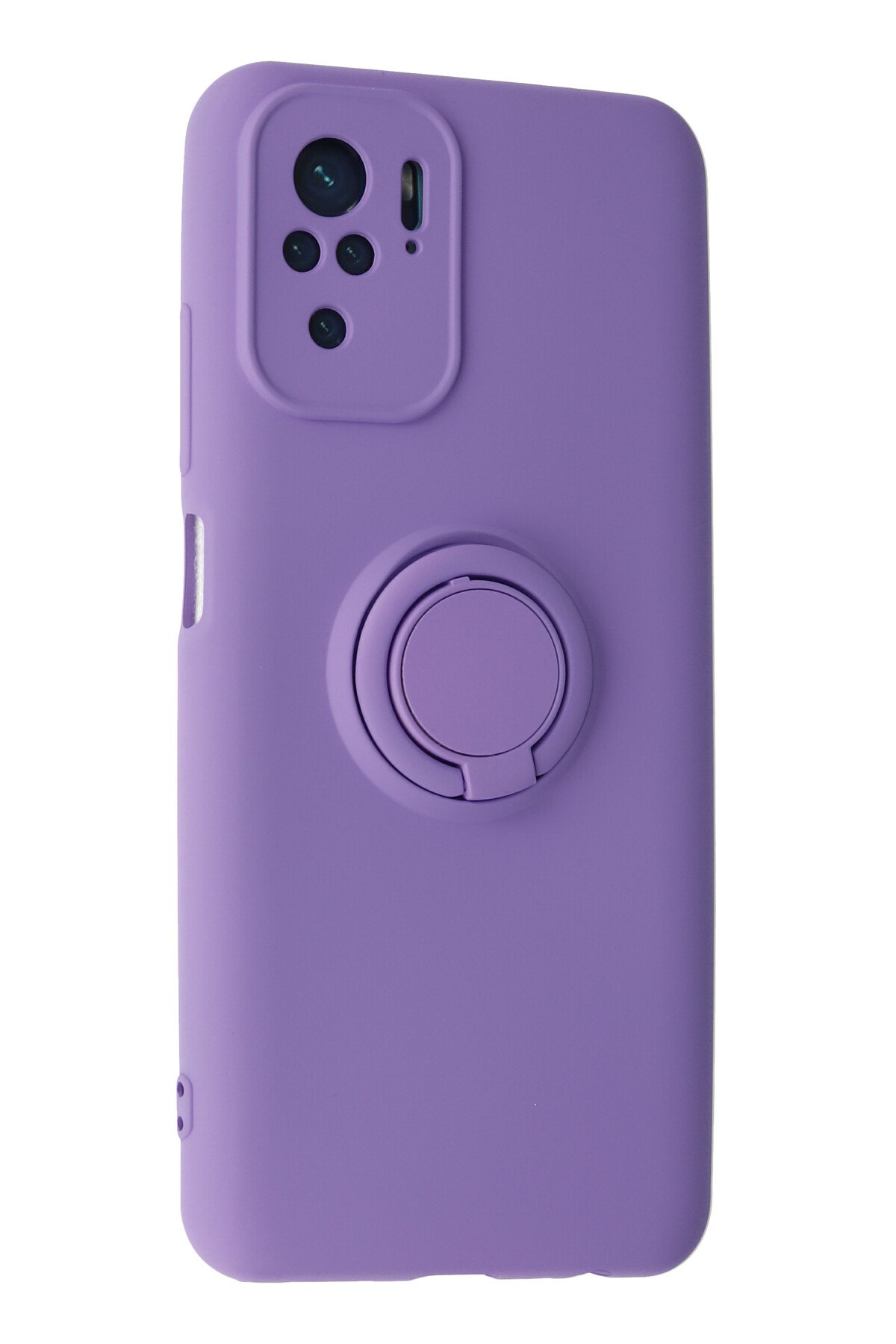 Newface Xiaomi Redmi Note 10S Kılıf Nano içi Kadife Silikon - Gri