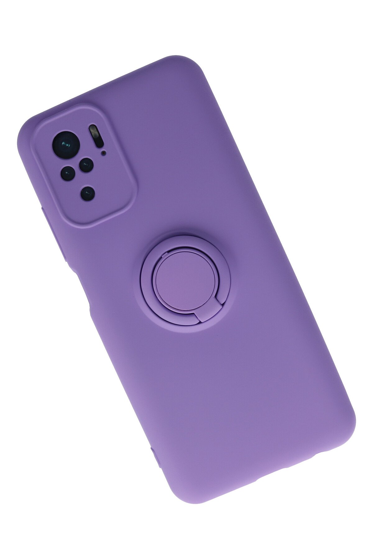 Newface Xiaomi Redmi Note 10S Kılıf Nano içi Kadife Silikon - Gri