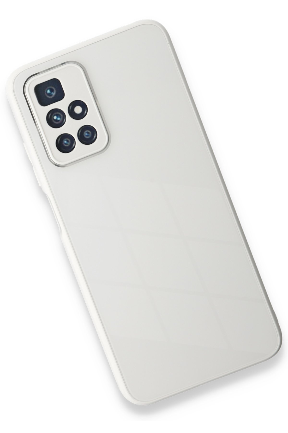 Newface Xiaomi Redmi Note 11 4G Kılıf Razer Lensli Silikon - Mor