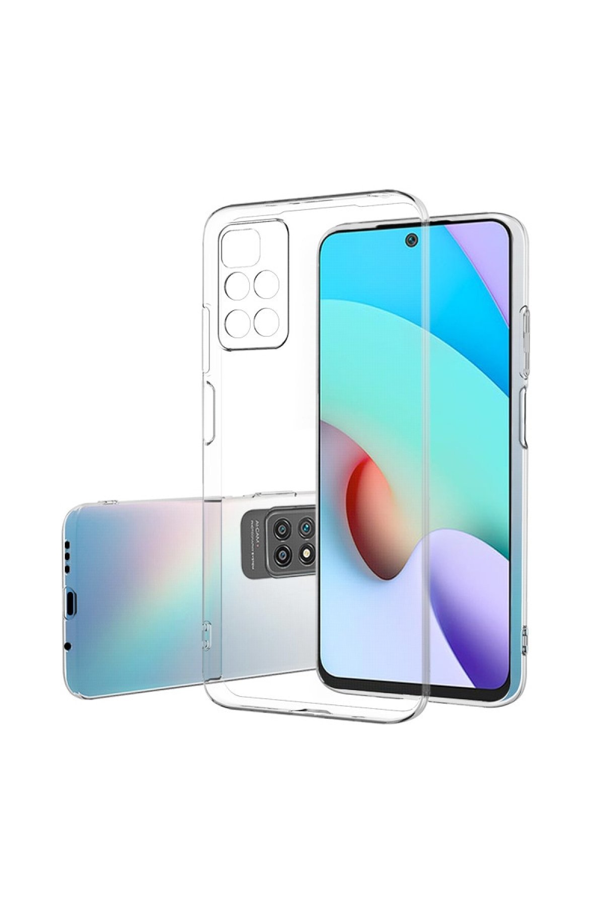 Newface Xiaomi Redmi Note 11 4G Kılıf Nano içi Kadife Silikon - Kırmızı