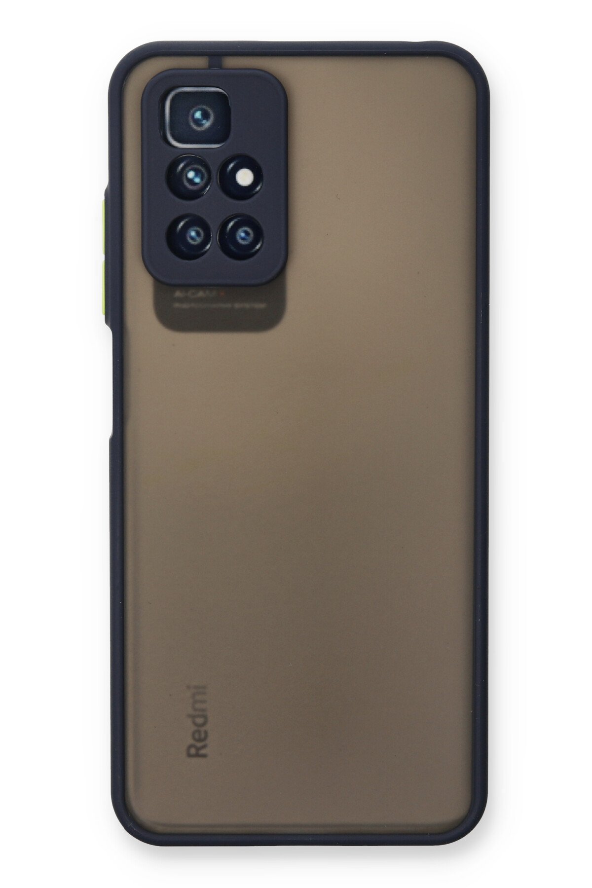 Newface Xiaomi Redmi Note 11 4G Kılıf Razer Lensli Silikon - Siyah