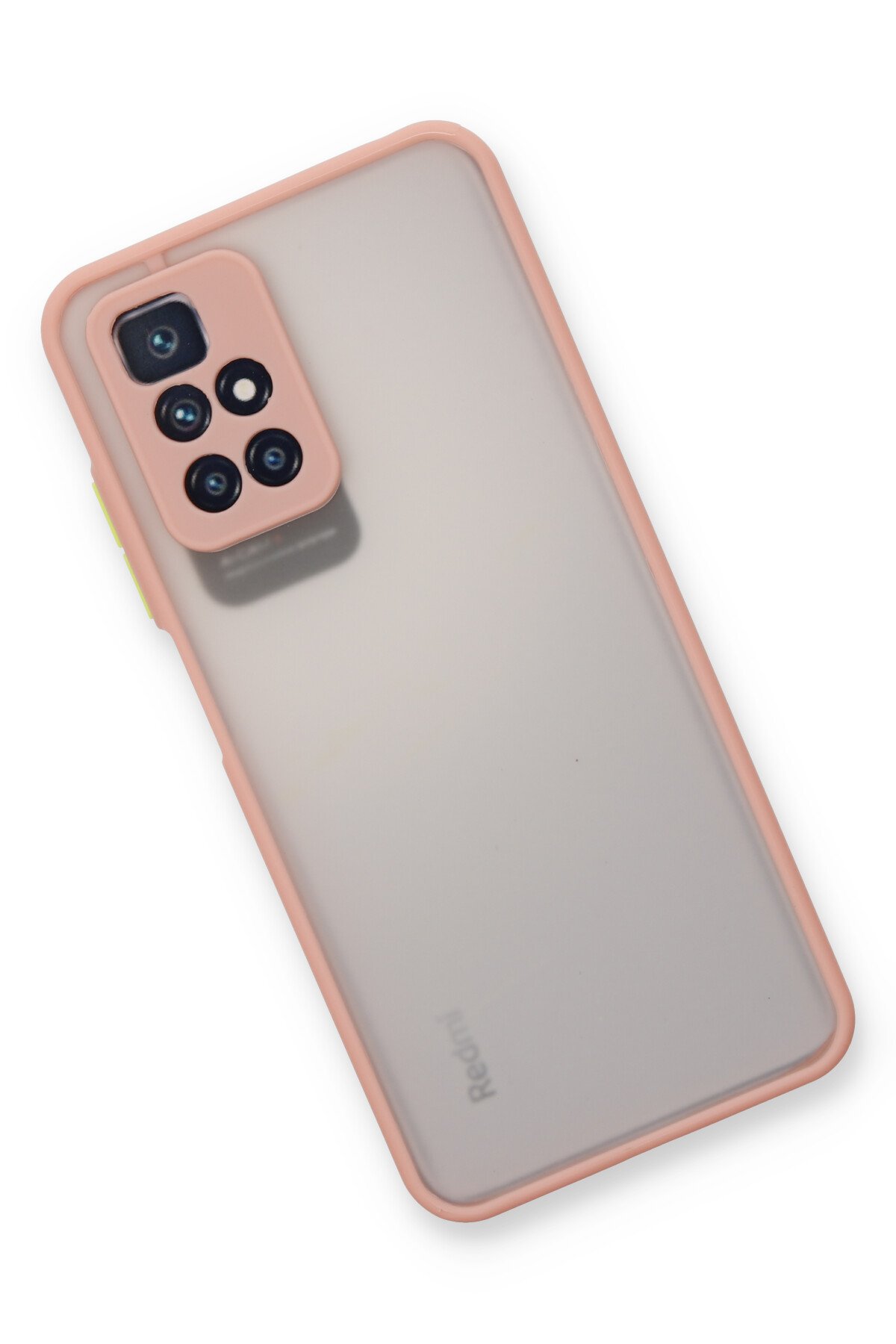 Newface Xiaomi Redmi Note 11 4G Kılıf Razer Lensli Silikon - Mor