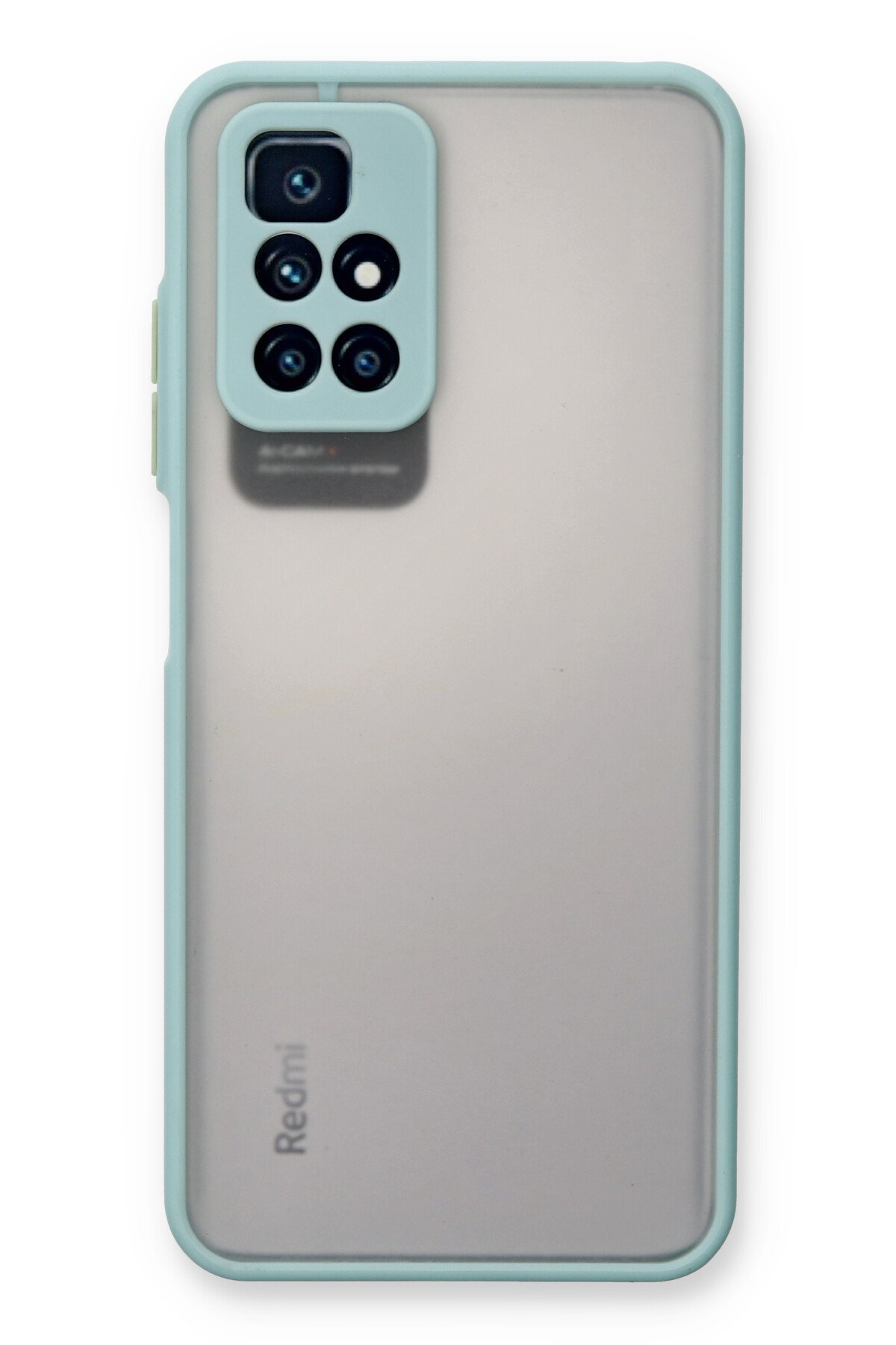 Newface Xiaomi Redmi Note 11 4G Kılıf Razer Lensli Silikon - Siyah