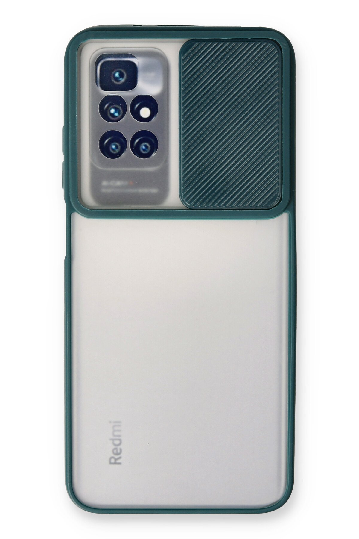 Newface Xiaomi Redmi Note 11 4G Kılıf Razer Lensli Silikon - Mor