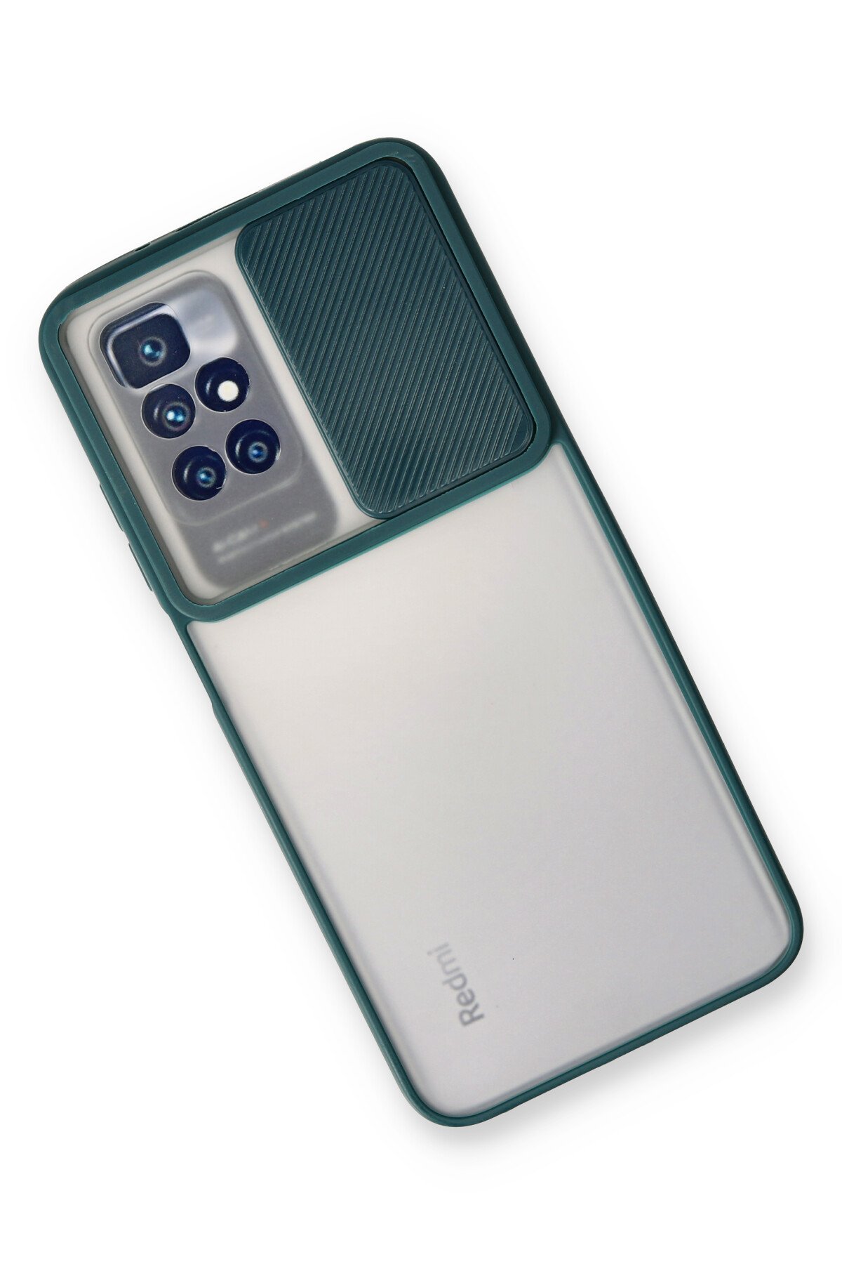 Newface Xiaomi Redmi Note 11 4G Kılıf Razer Lensli Silikon - Mor