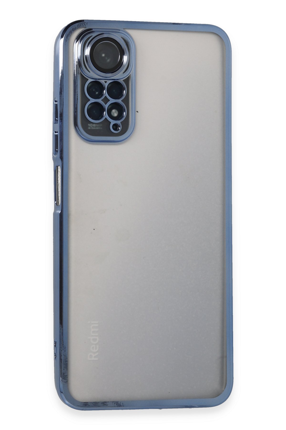 Newface Xiaomi Redmi Note 11 4G Kılıf Nano içi Kadife Silikon - Turuncu