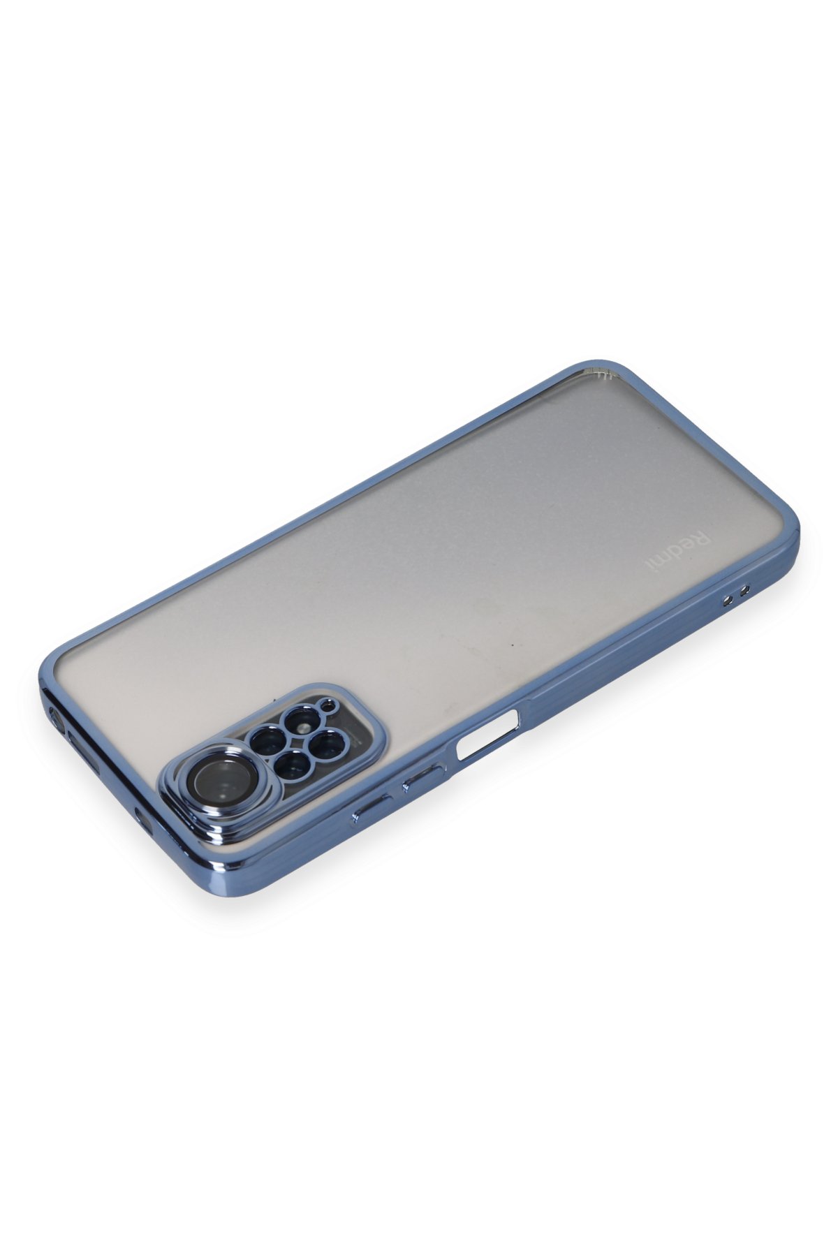 Newface Xiaomi Redmi Note 11 4G Kılıf Nano içi Kadife Silikon - Turuncu