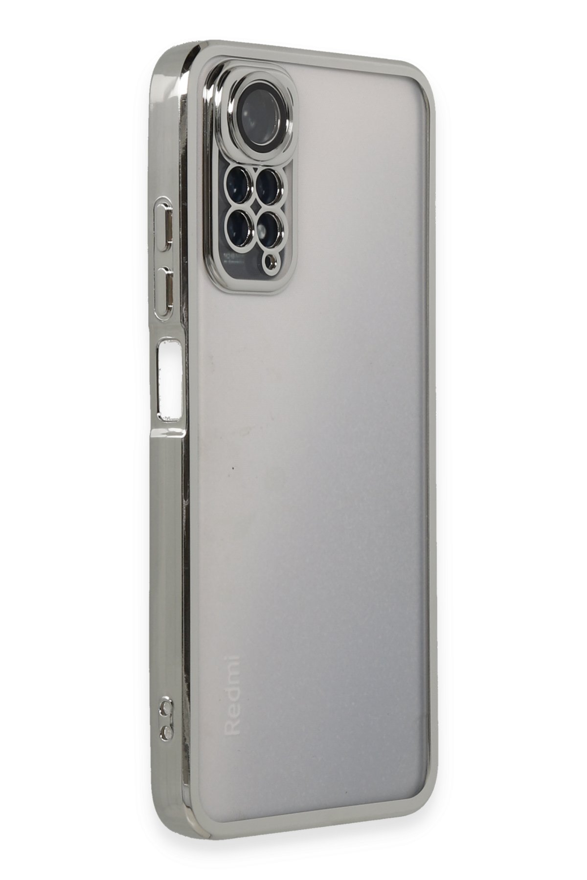 Newface Xiaomi Redmi Note 11 4G Kılıf Razer Lensli Silikon - Mor