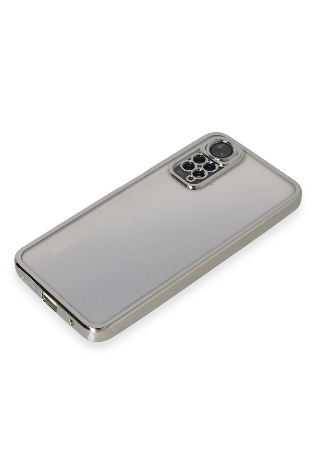 Newface Xiaomi Redmi Note 11 4G Kılıf Razer Lensli Silikon - Mor