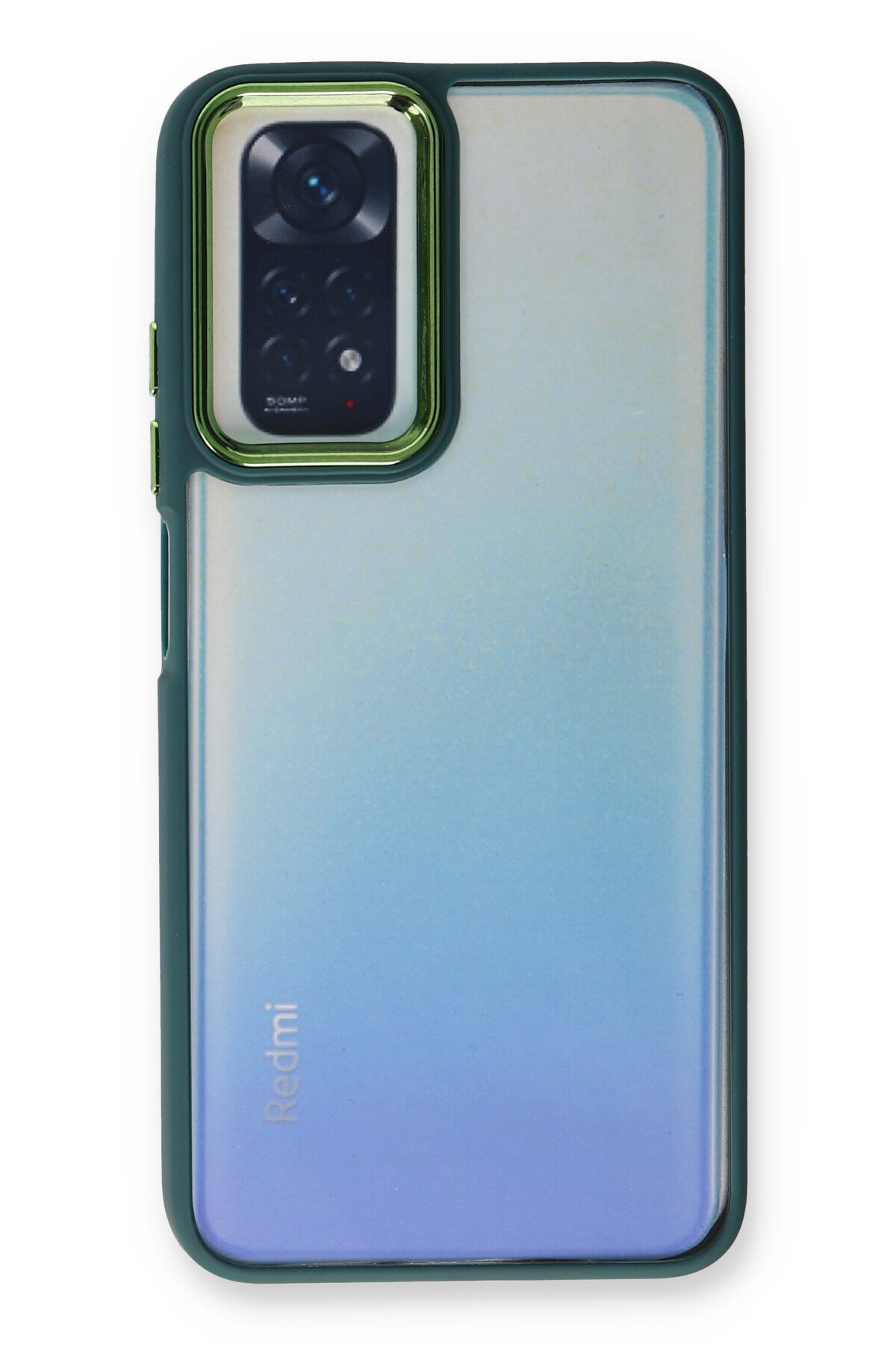 Newface Xiaomi Redmi Note 11 Kılıf Pars Lens Yüzüklü Silikon - Siyah