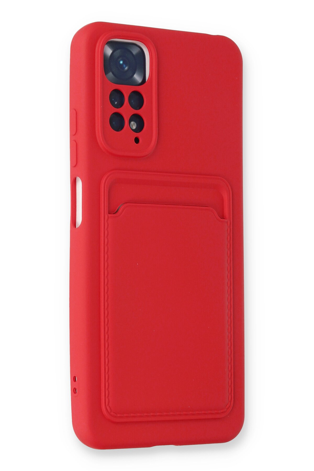 Newface Xiaomi Redmi Note 11 Kılıf Esila Silikon - Kırmızı