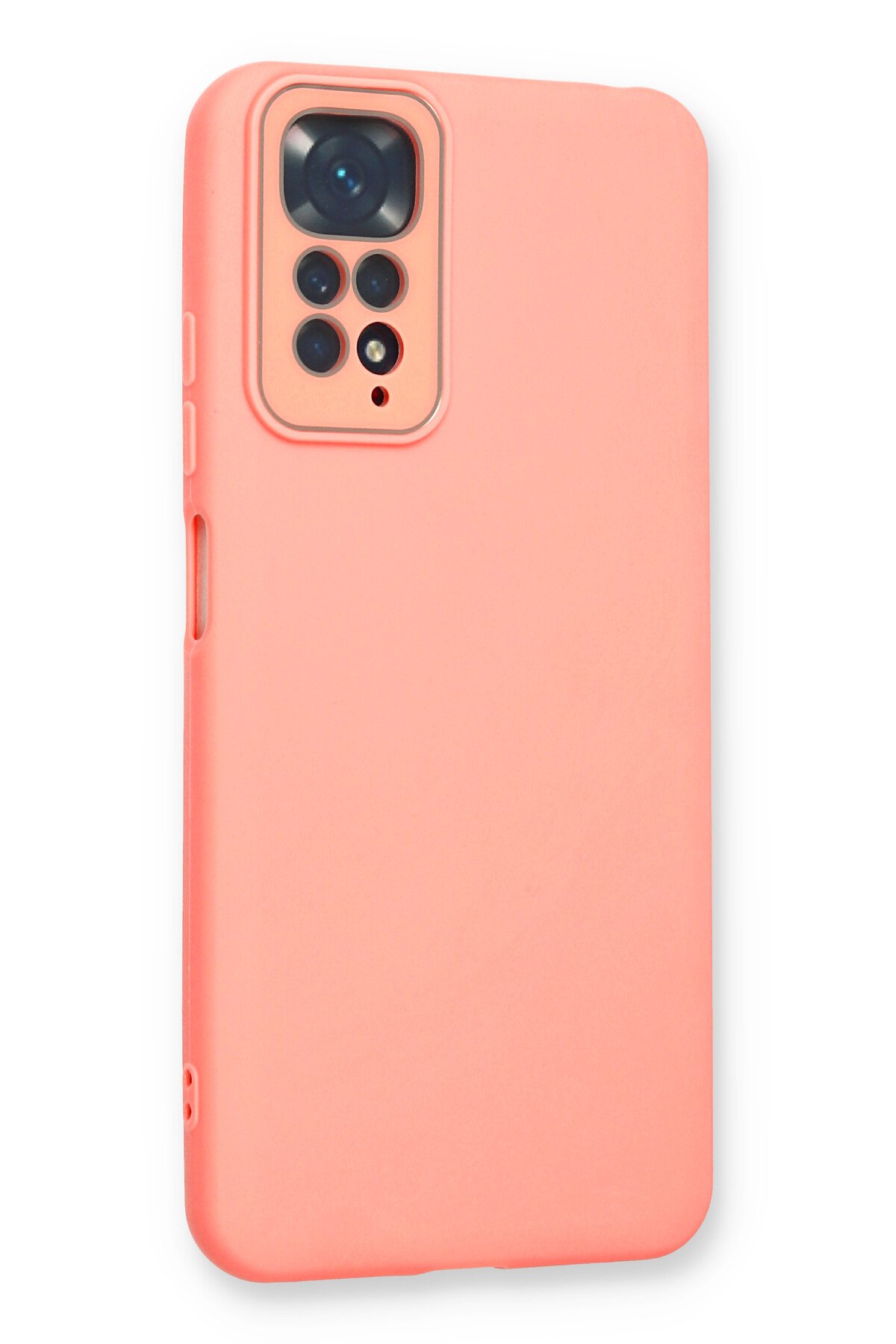 Newface Xiaomi Redmi Note 11 Kılıf Nano içi Kadife Silikon - Sarı