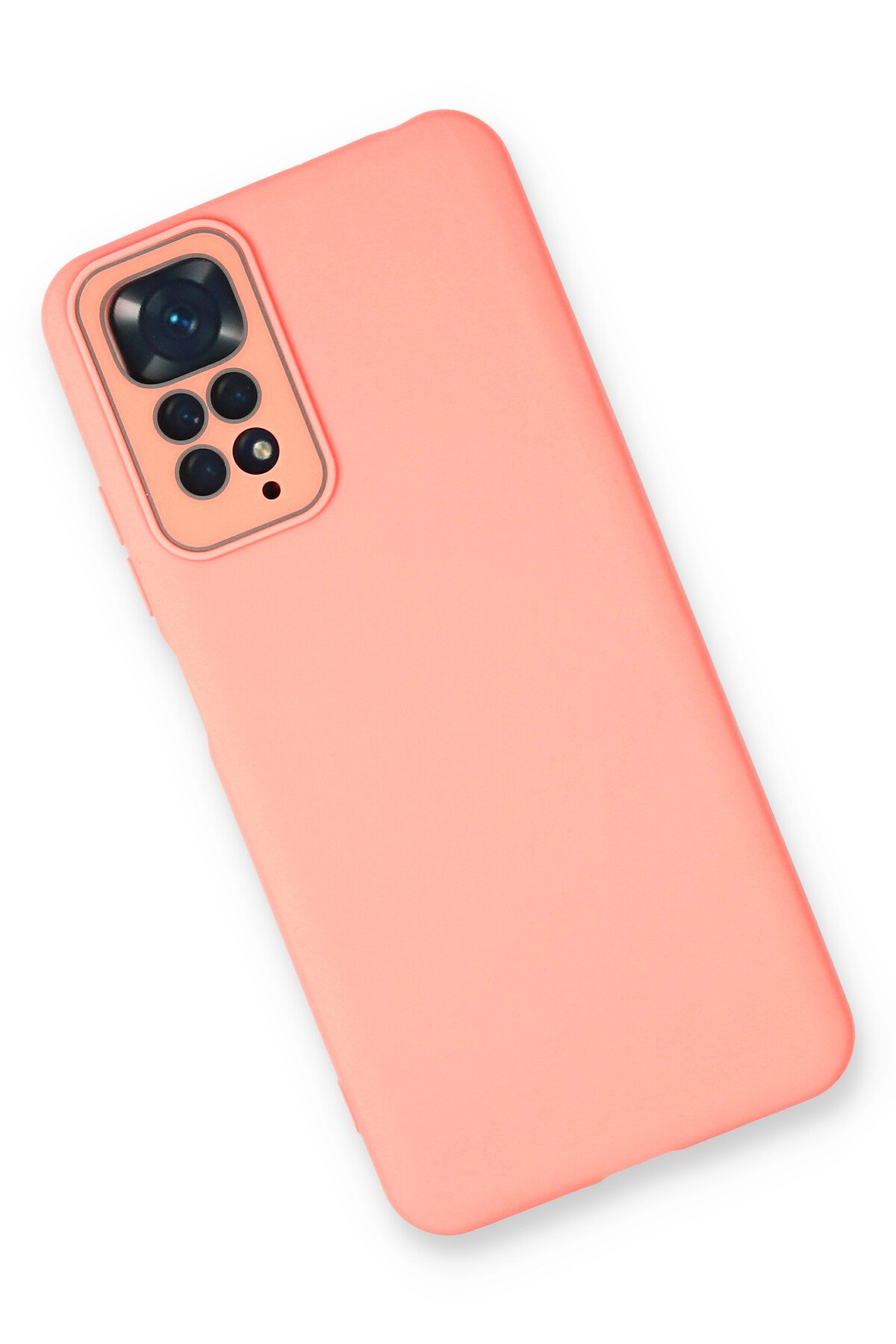 Newface Xiaomi Redmi Note 11 Kılıf Nano içi Kadife Silikon - Sarı