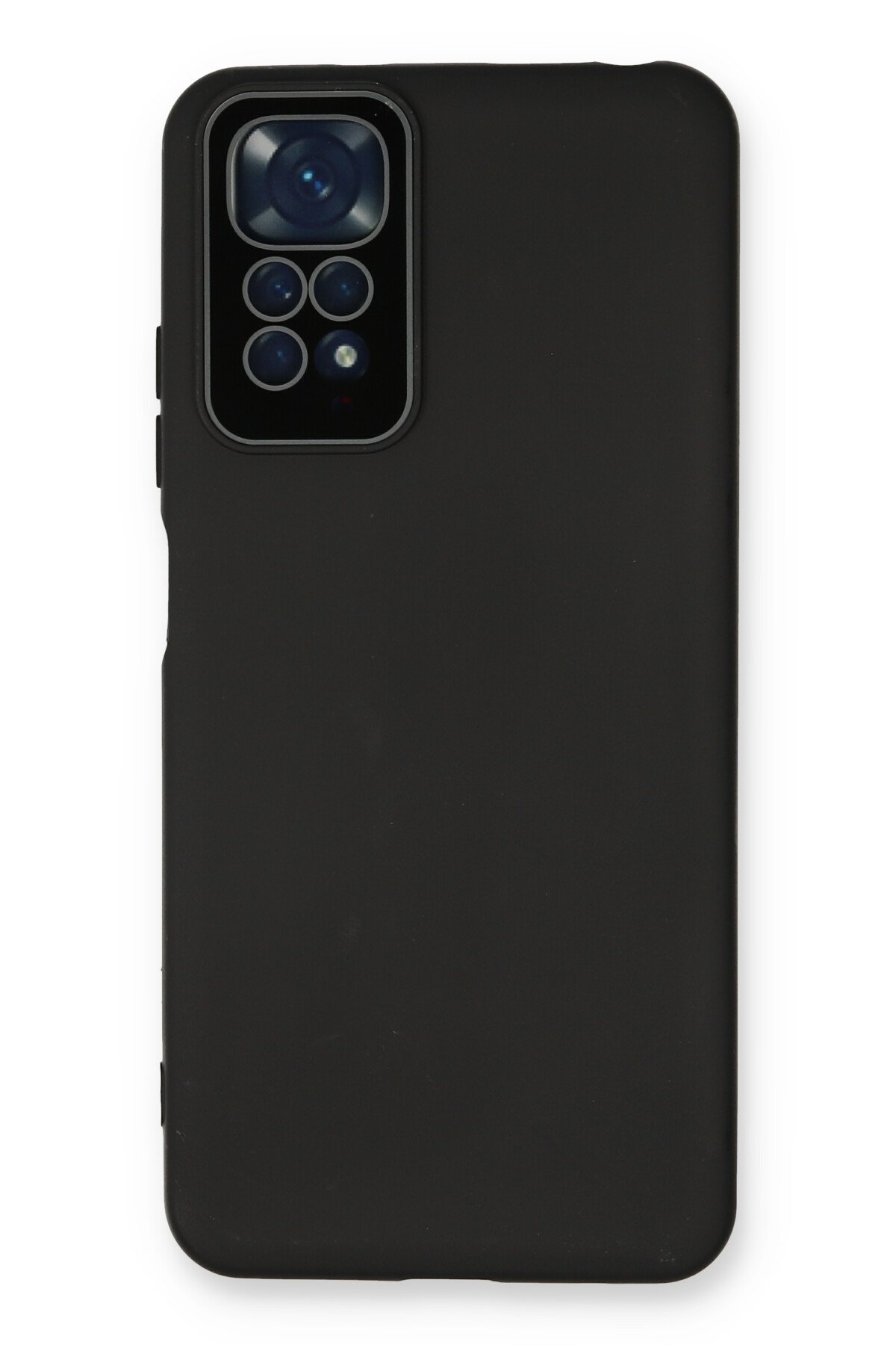 Newface Xiaomi Redmi Note 11 Kılıf Sofya Yüzüklü Silikon Kapak - Gold